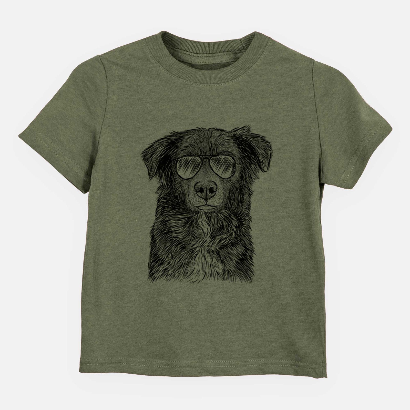 Aviator Pixel the Australian Shepherd - Kids/Youth/Toddler Shirt