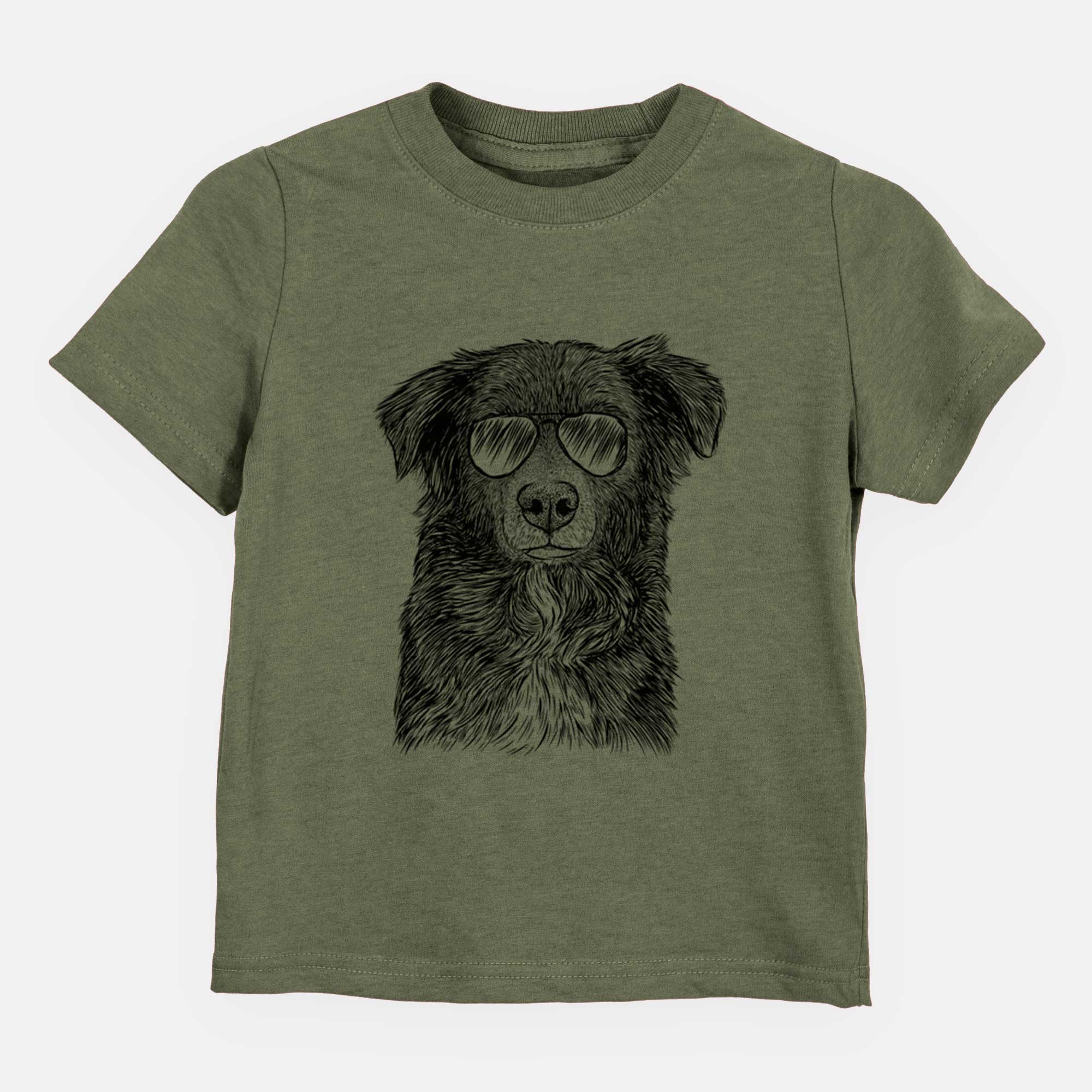 Aviator Pixel the Australian Shepherd - Kids/Youth/Toddler Shirt