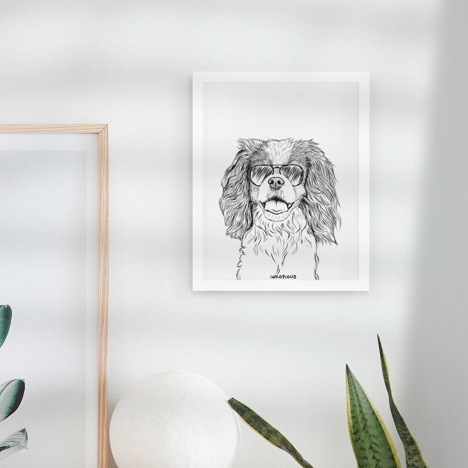 Poppy the Cavalier King Charles Spaniel Art Print