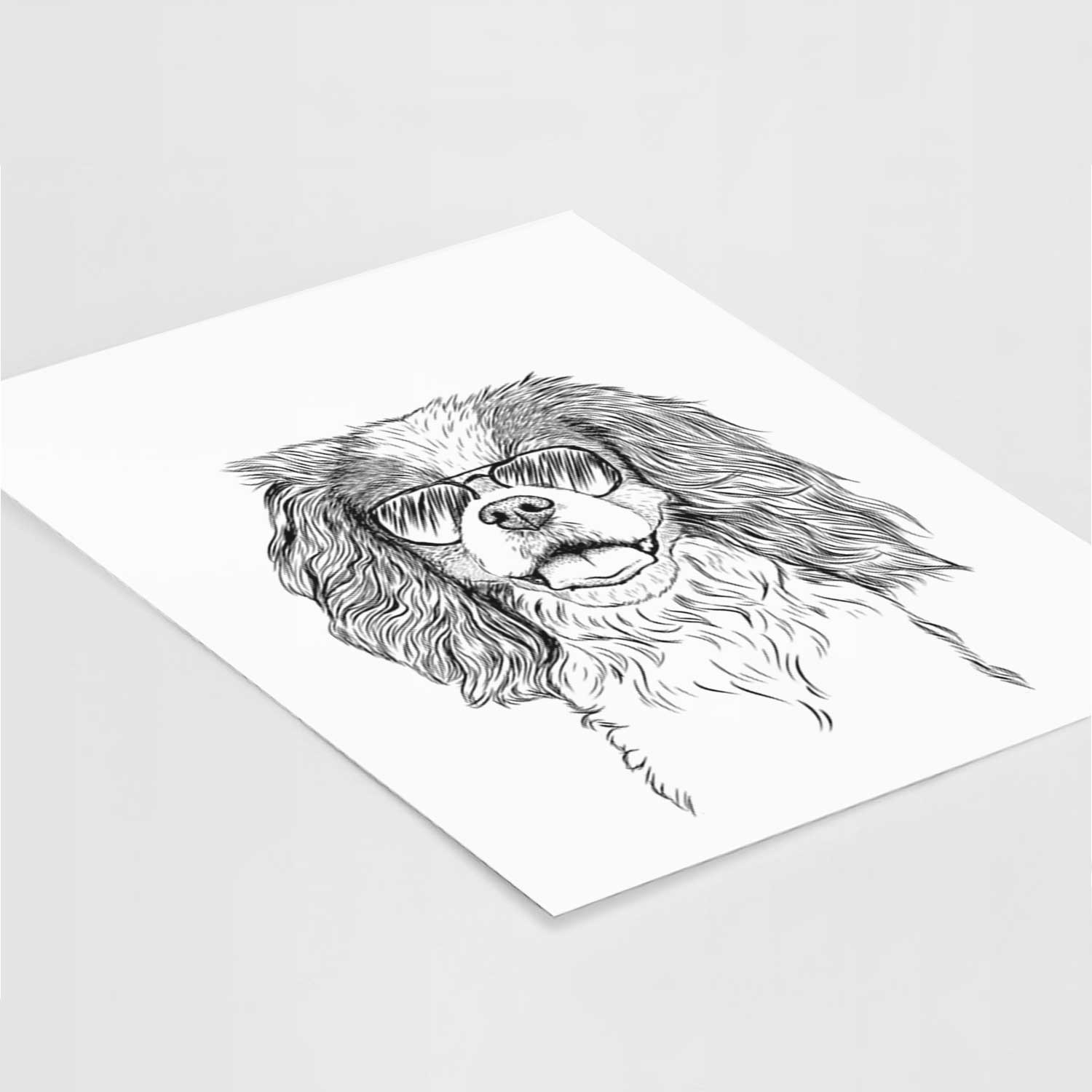 Poppy the Cavalier King Charles Spaniel Art Print