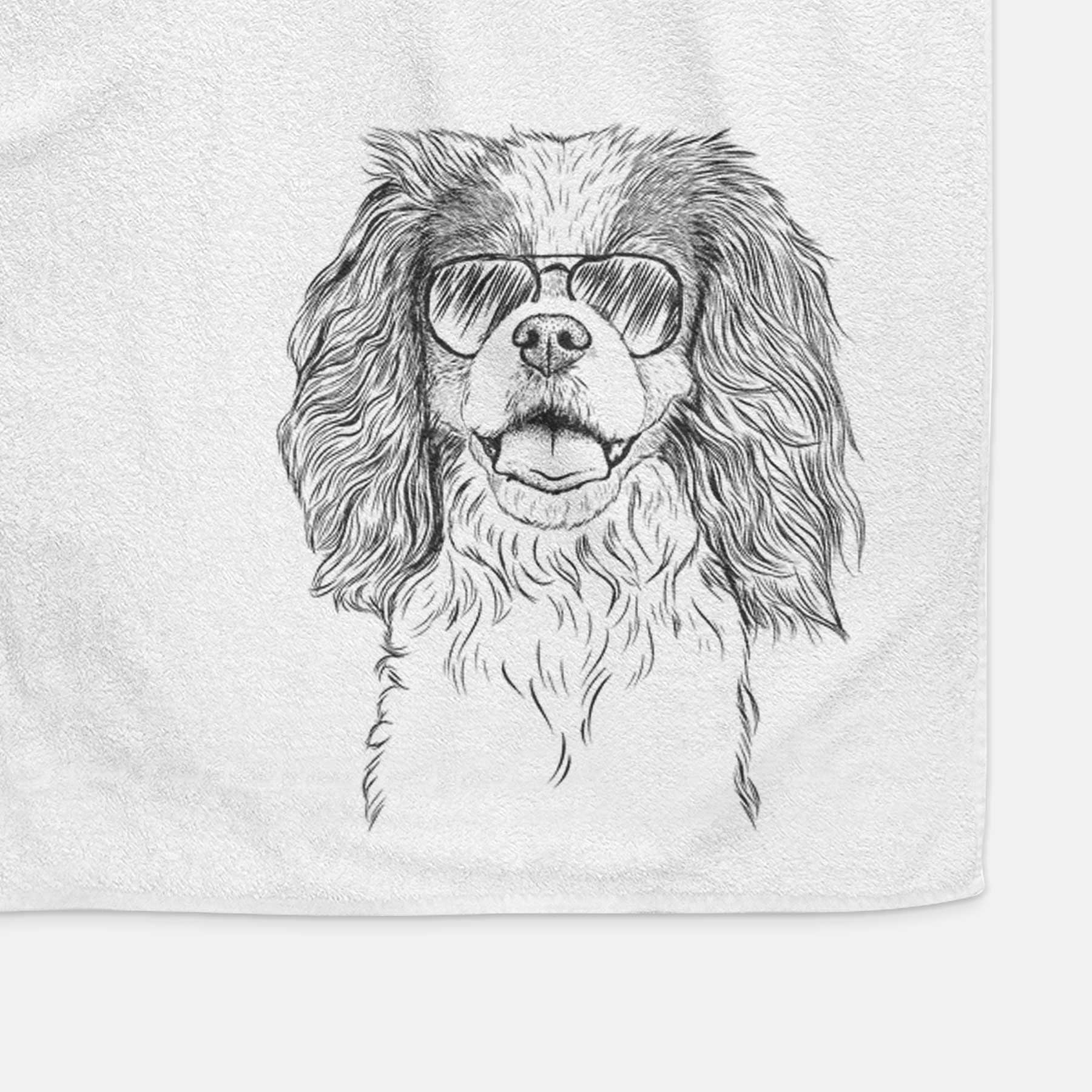 Poppy the Cavalier King Charles Spaniel Decorative Hand Towel