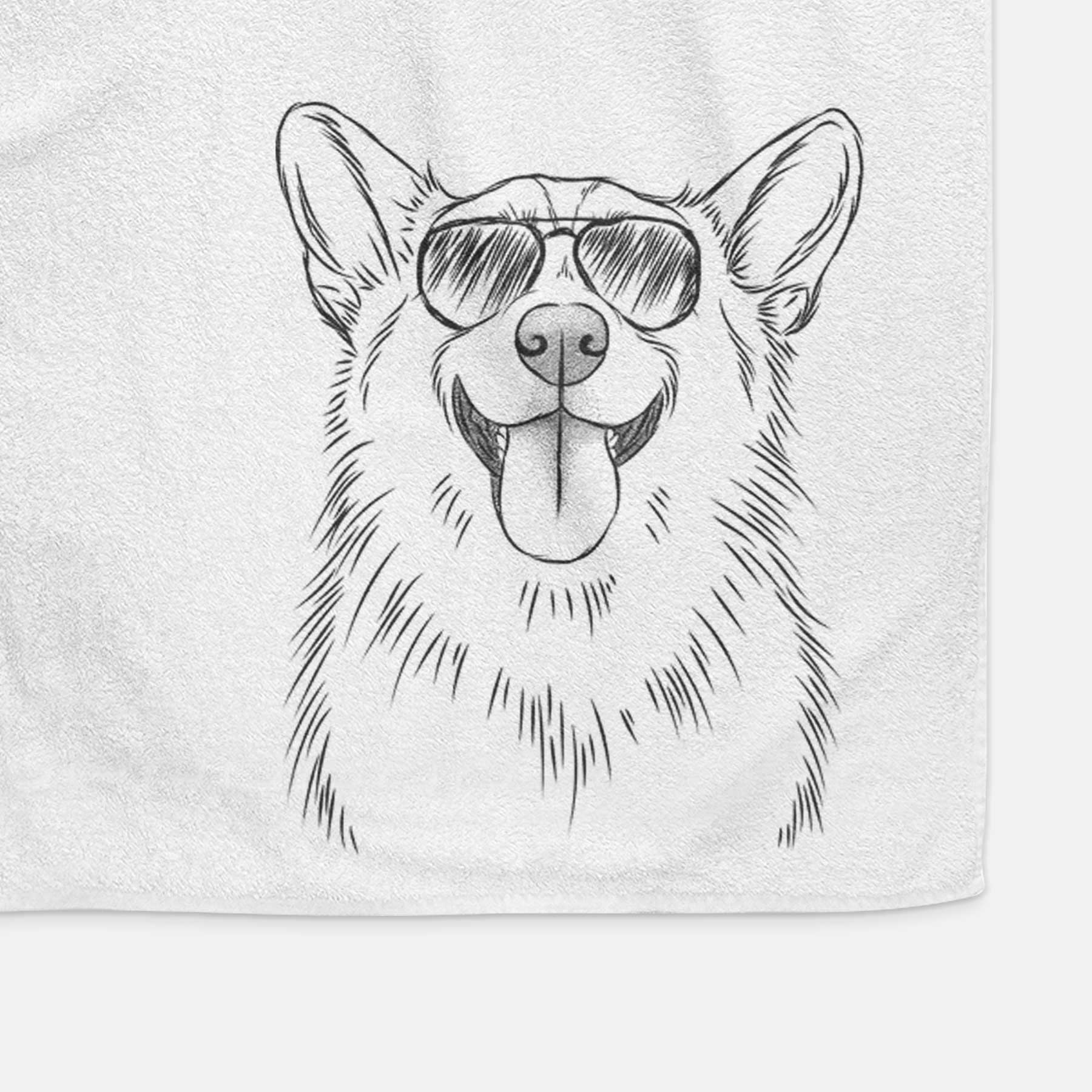 Porter the Pembroke Welsh Corgi Decorative Hand Towel