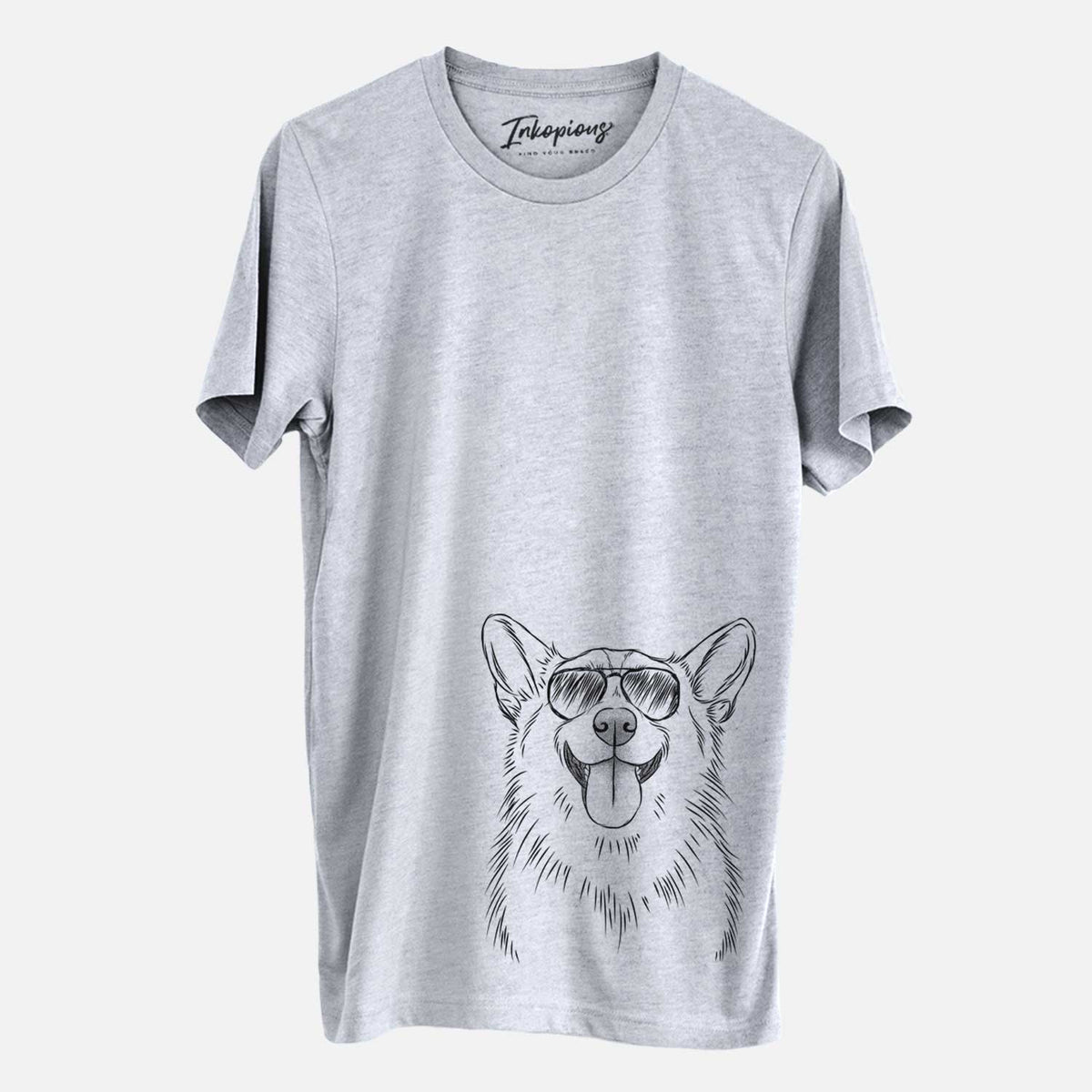 Aviator Porter the Pembroke Welsh Corgi - Unisex Crewneck