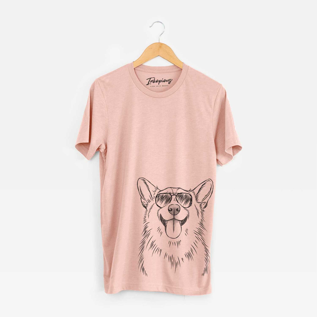 Aviator Porter the Pembroke Welsh Corgi - Unisex Crewneck