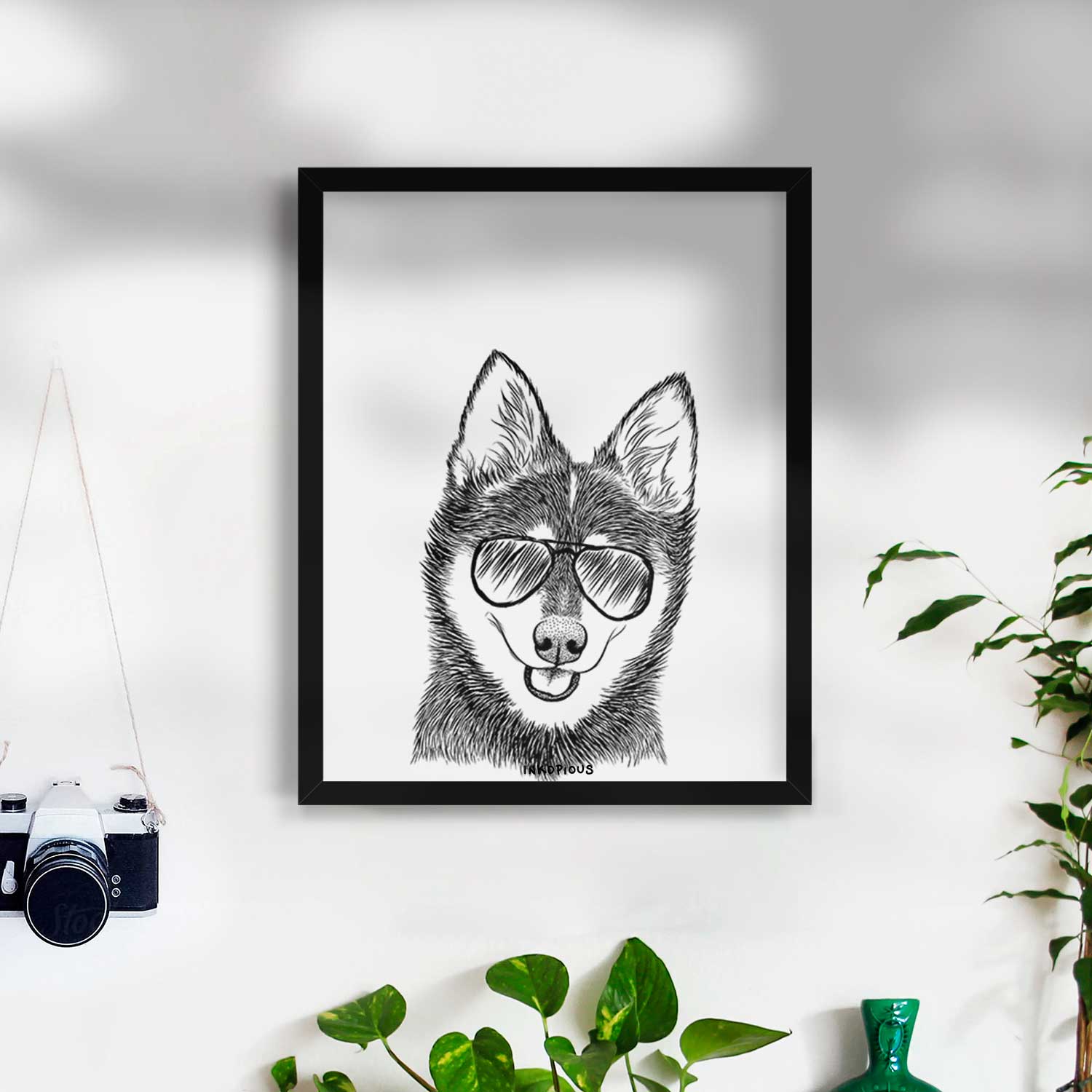 Posey the Alaskan Klee Kai Art Print