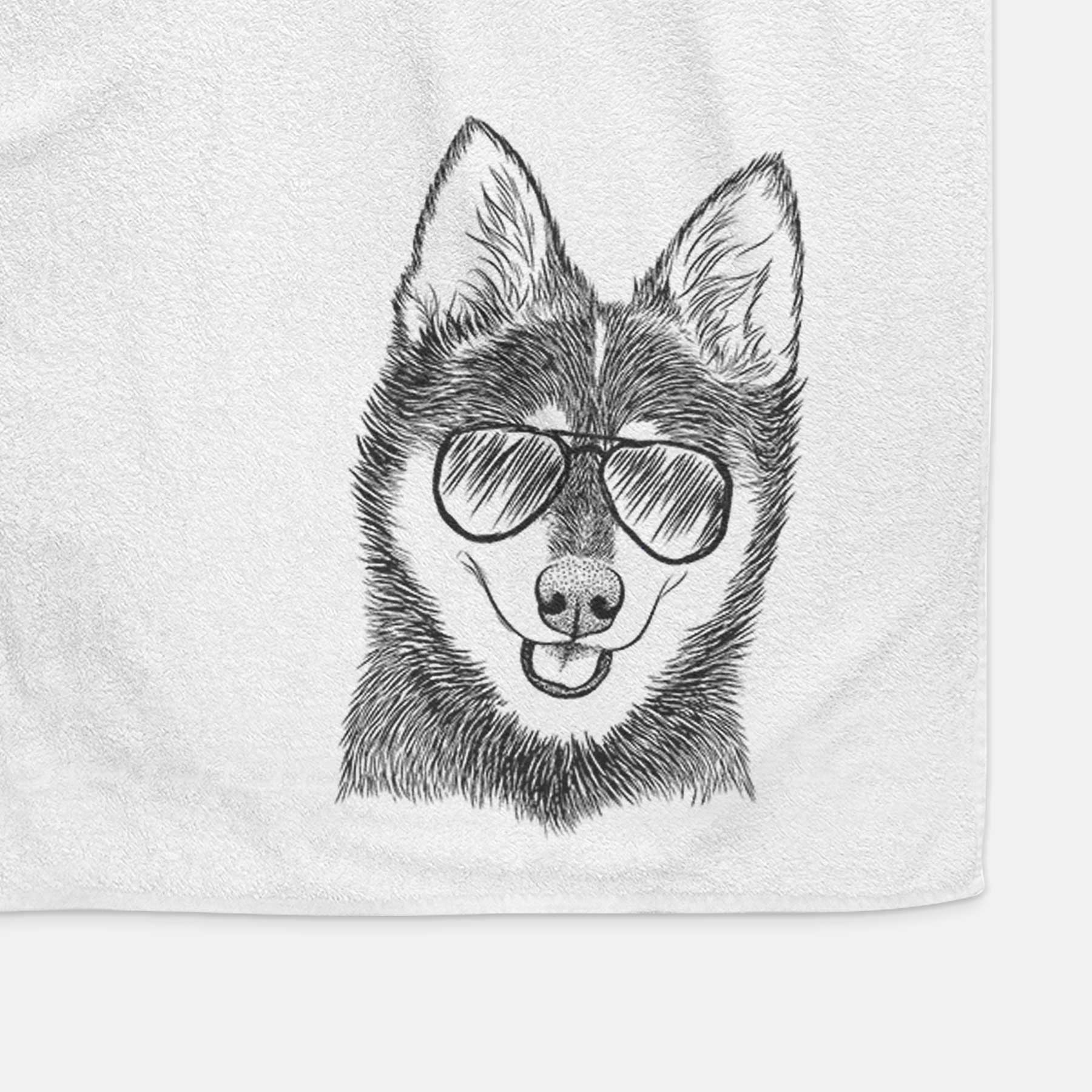 Posey the Alaskan Klee Kai Decorative Hand Towel