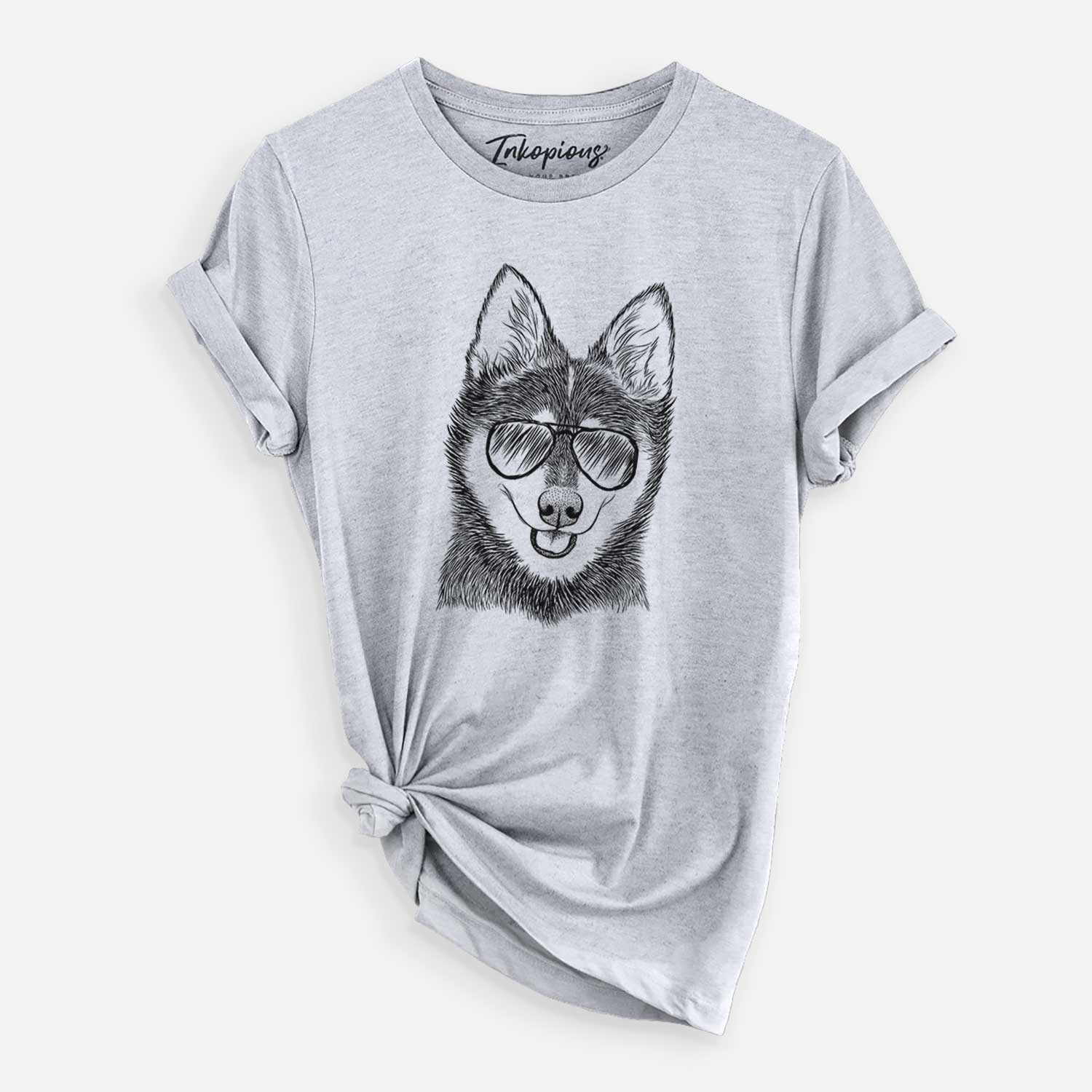 Aviator Posey the Alaskan Klee Kai - Unisex Crewneck