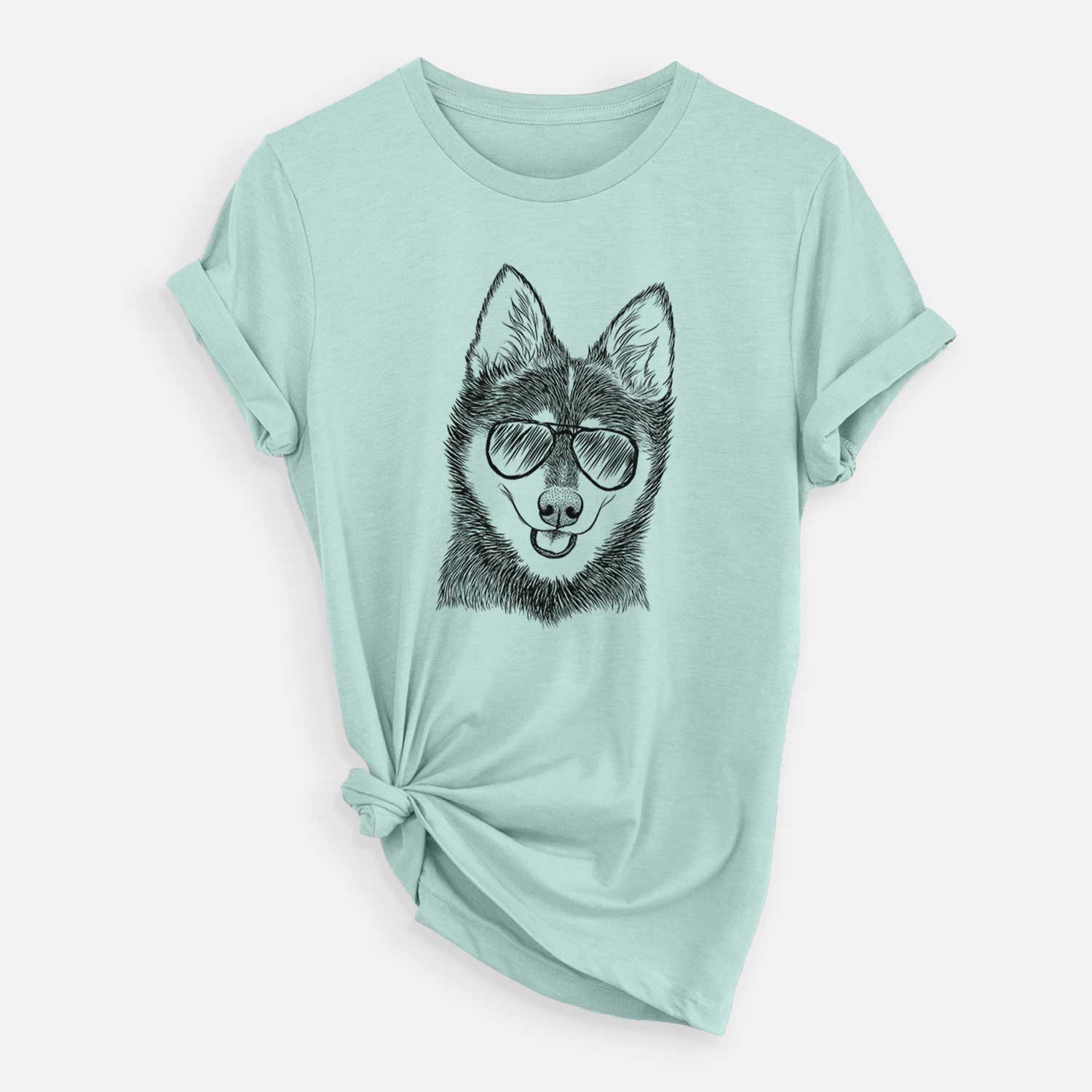 Aviator Posey the Alaskan Klee Kai - Unisex Crewneck