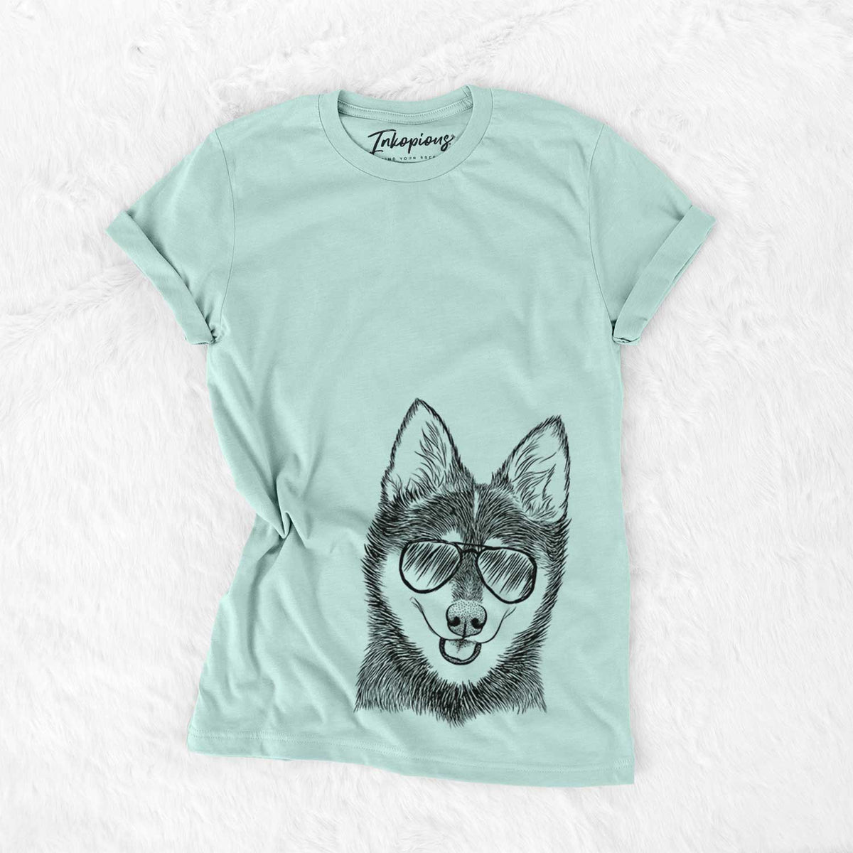 Aviator Posey the Alaskan Klee Kai - Unisex Crewneck