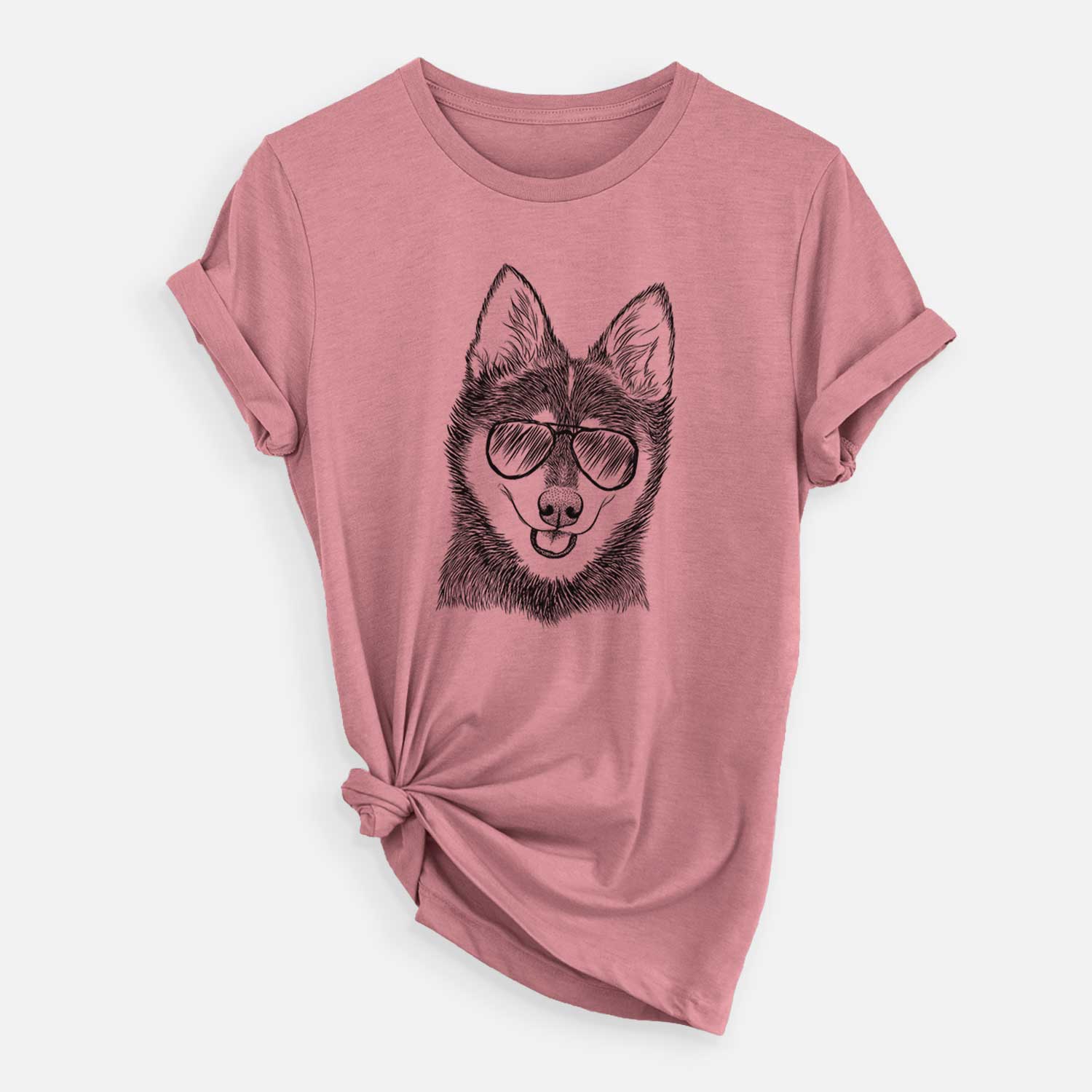 Aviator Posey the Alaskan Klee Kai - Unisex Crewneck