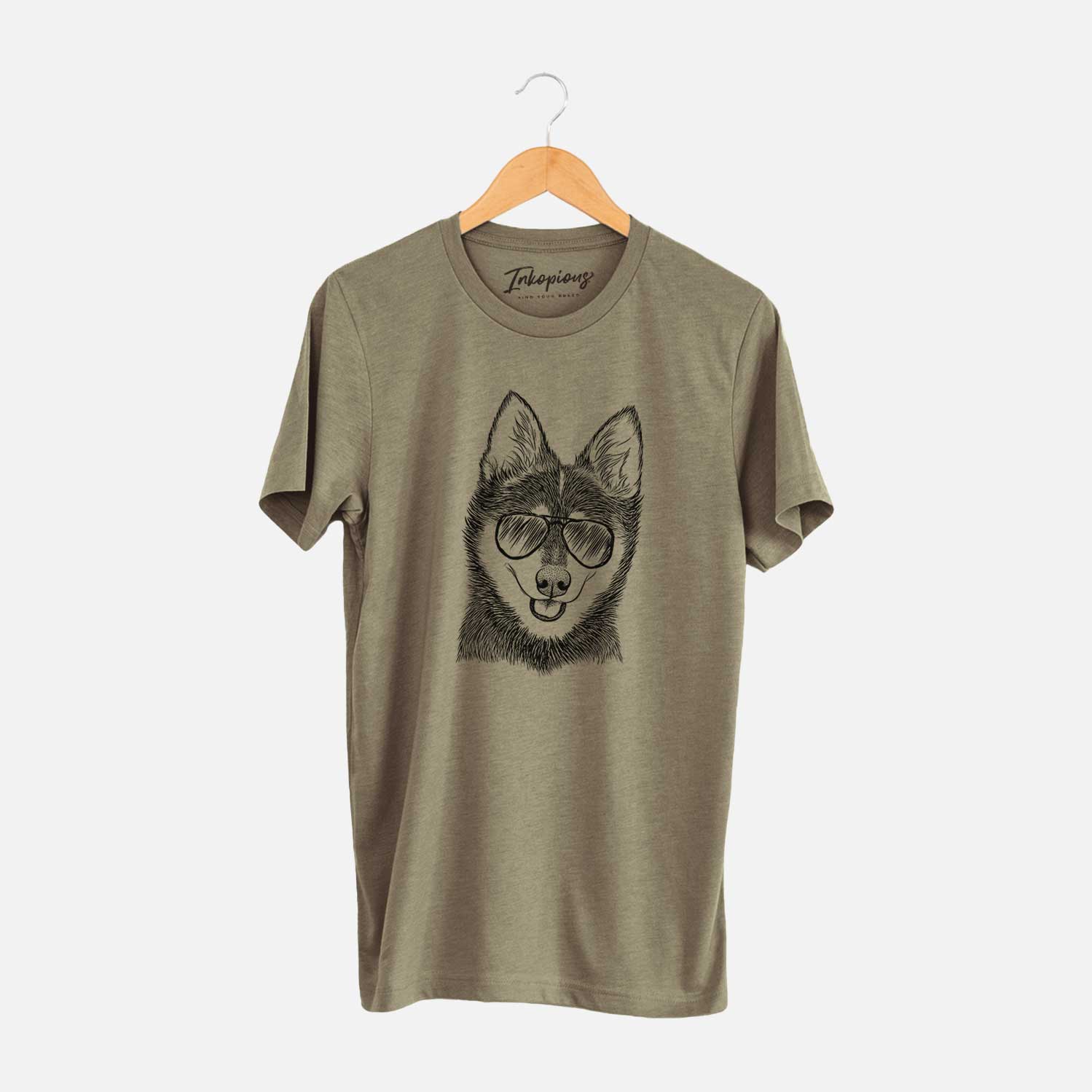 Aviator Posey the Alaskan Klee Kai - Unisex Crewneck