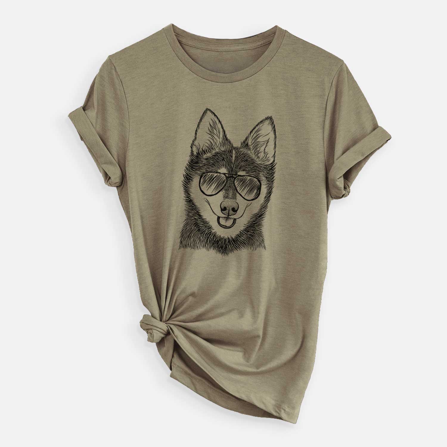 Aviator Posey the Alaskan Klee Kai - Unisex Crewneck
