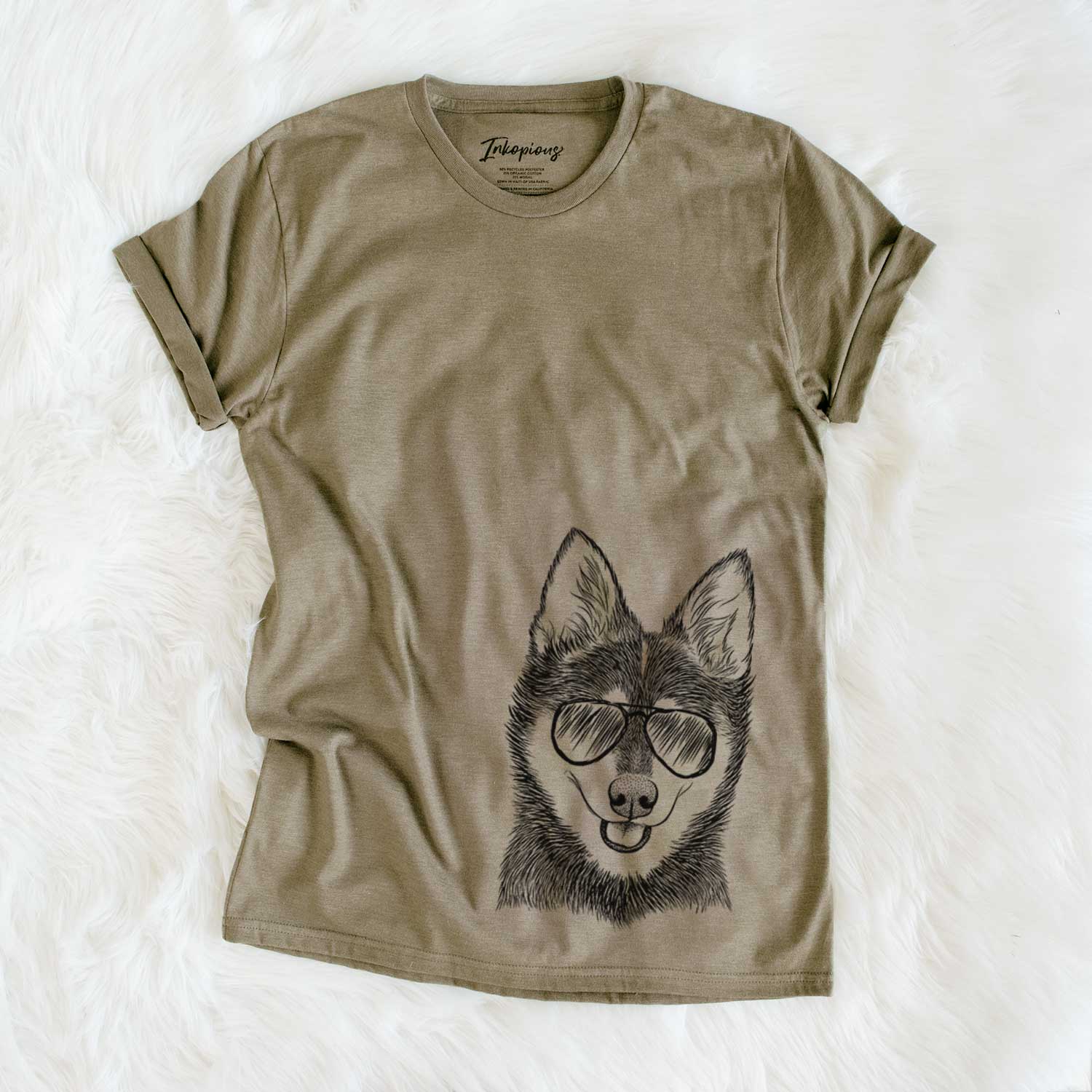 Aviator Posey the Alaskan Klee Kai - Unisex Crewneck