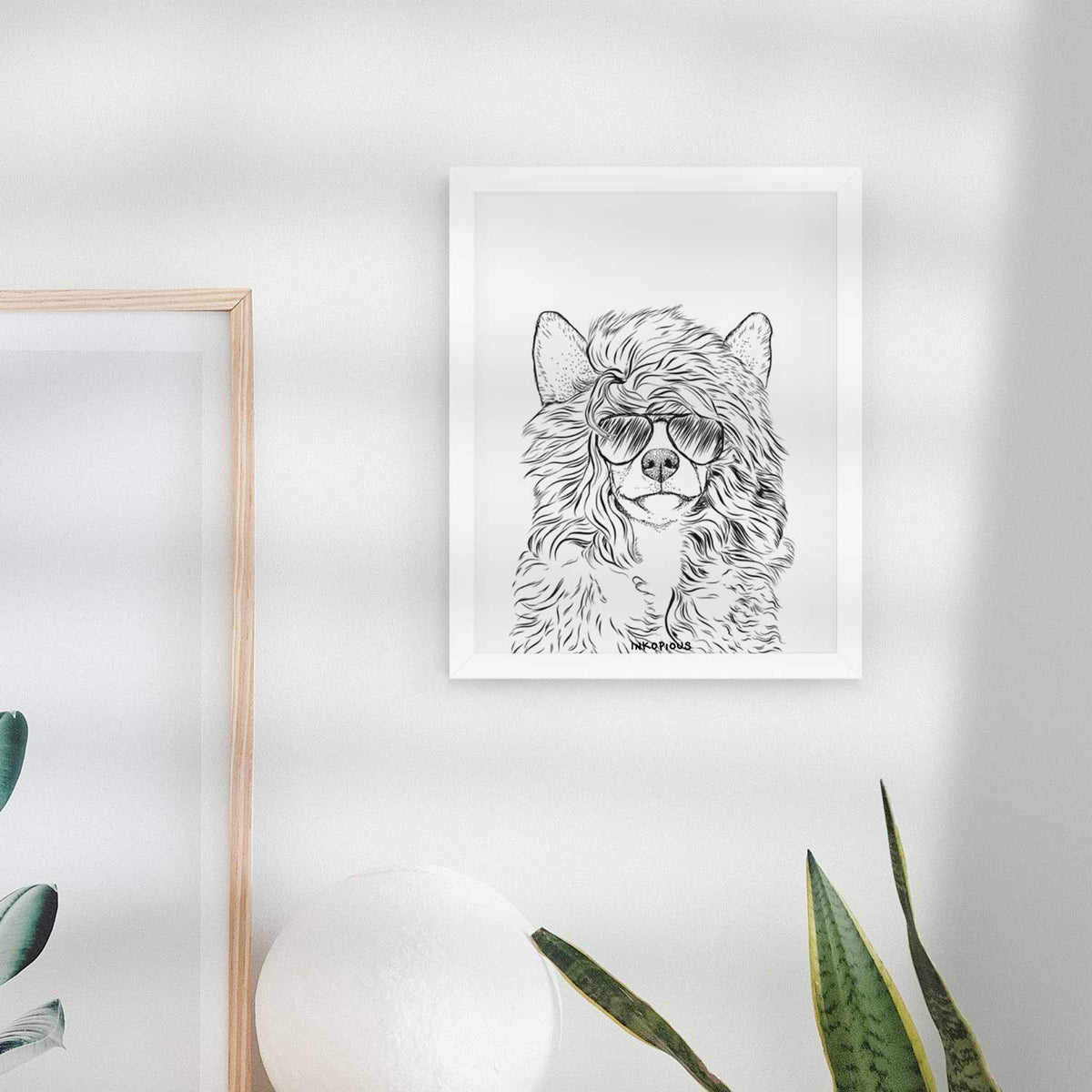 Preston the Powderpuff Chinese Crested Art Print