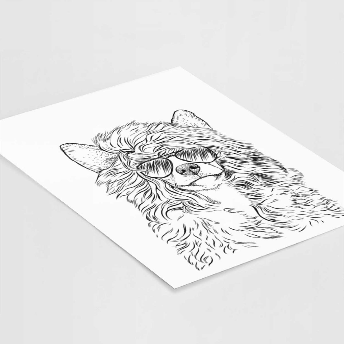 Preston the Powderpuff Chinese Crested Art Print