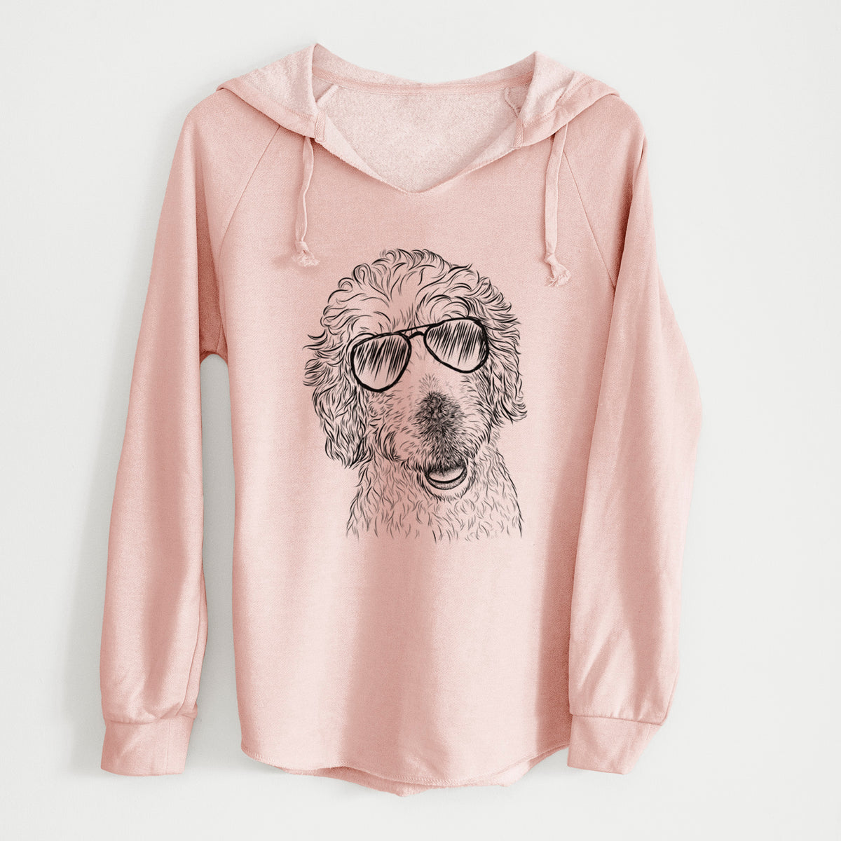 Aviator Preston the Labradoodle - Cali Wave Hooded Sweatshirt