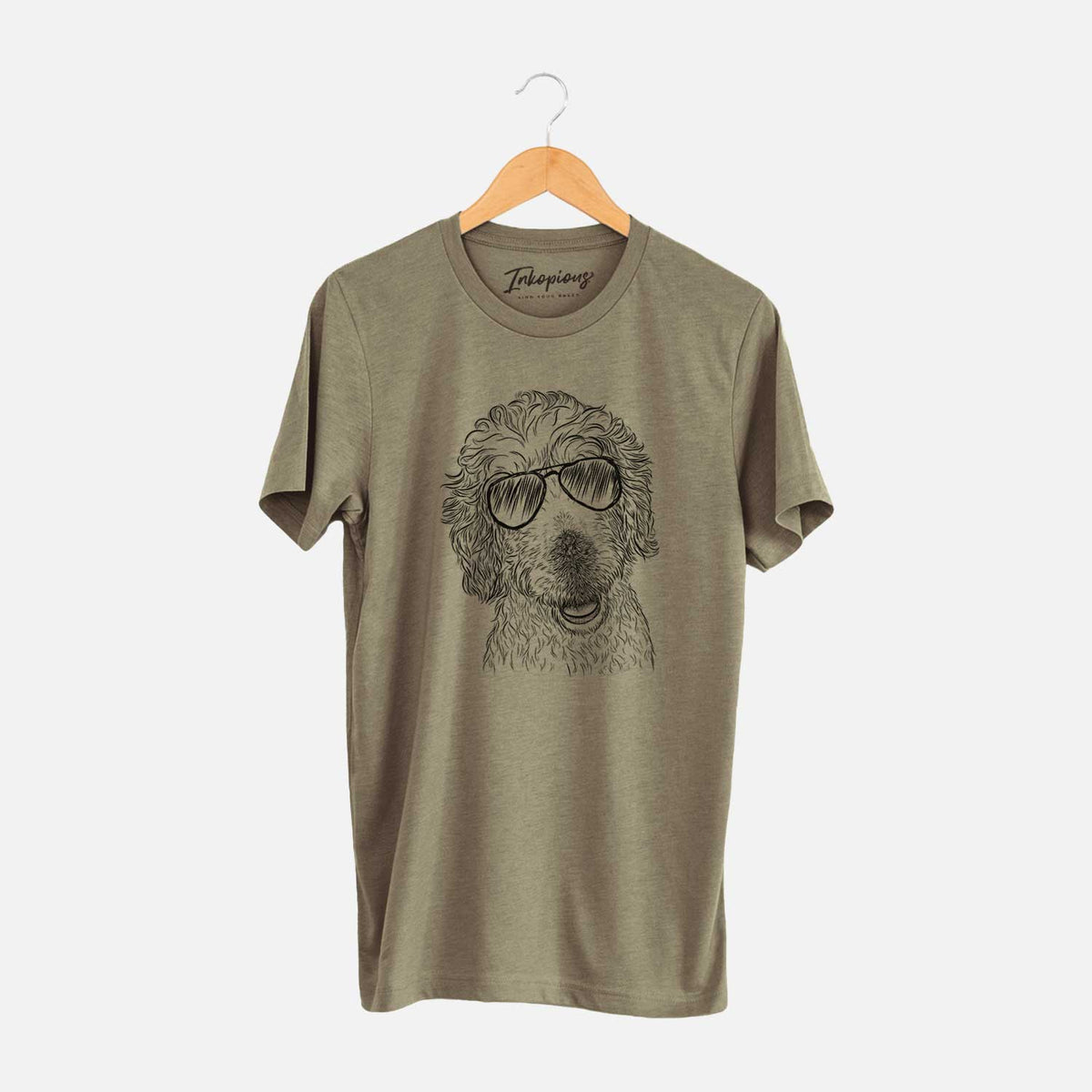 Aviator Preston the Labradoodle - Unisex Crewneck