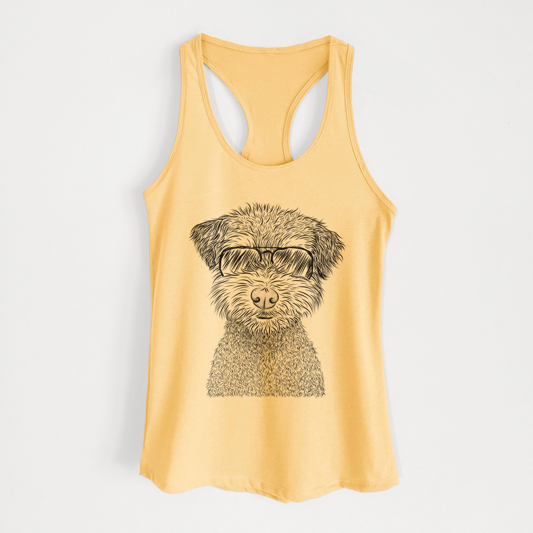 Pretzel the Schnoodle - Women's Racerback Tanktop