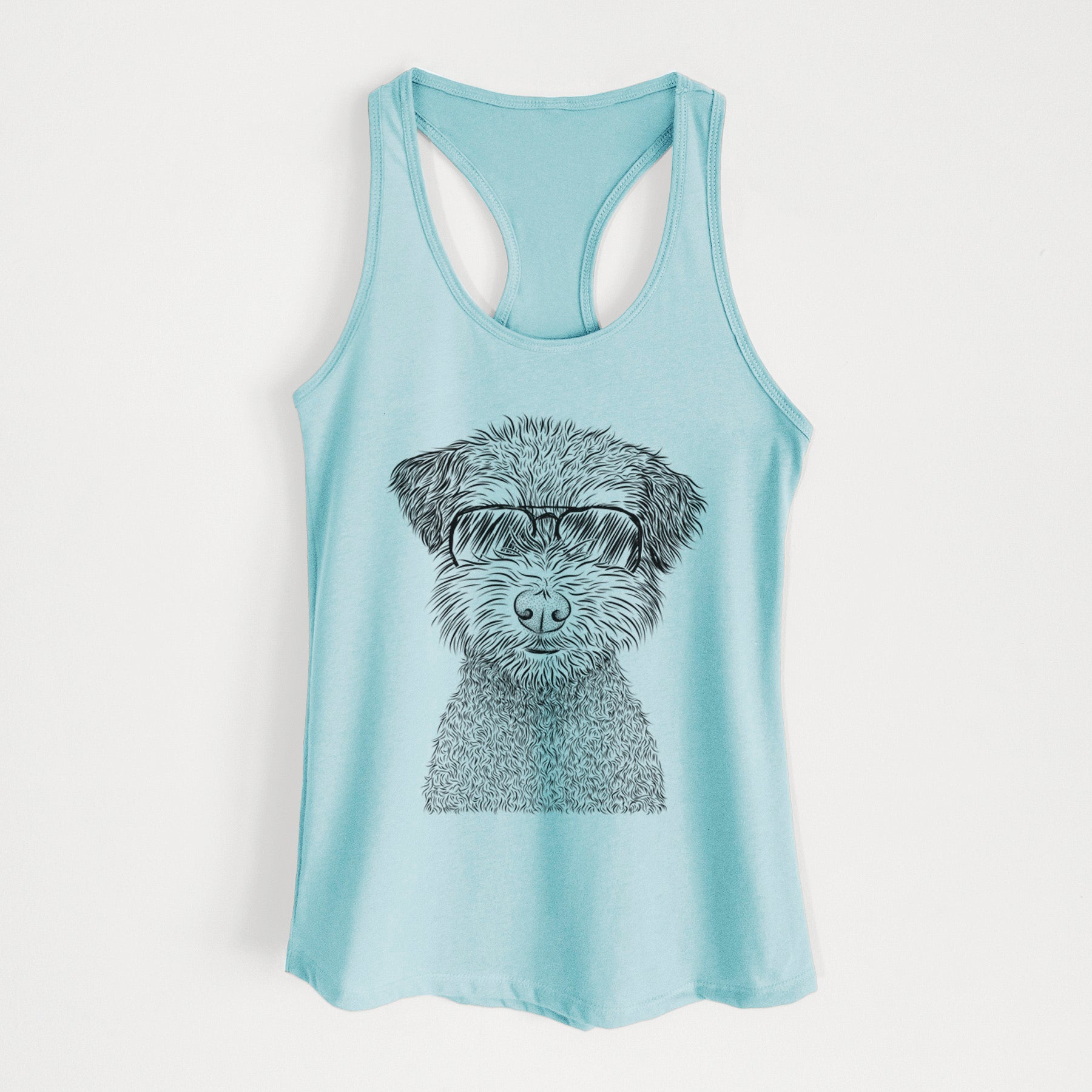 Pretzel the Schnoodle - Women's Racerback Tanktop