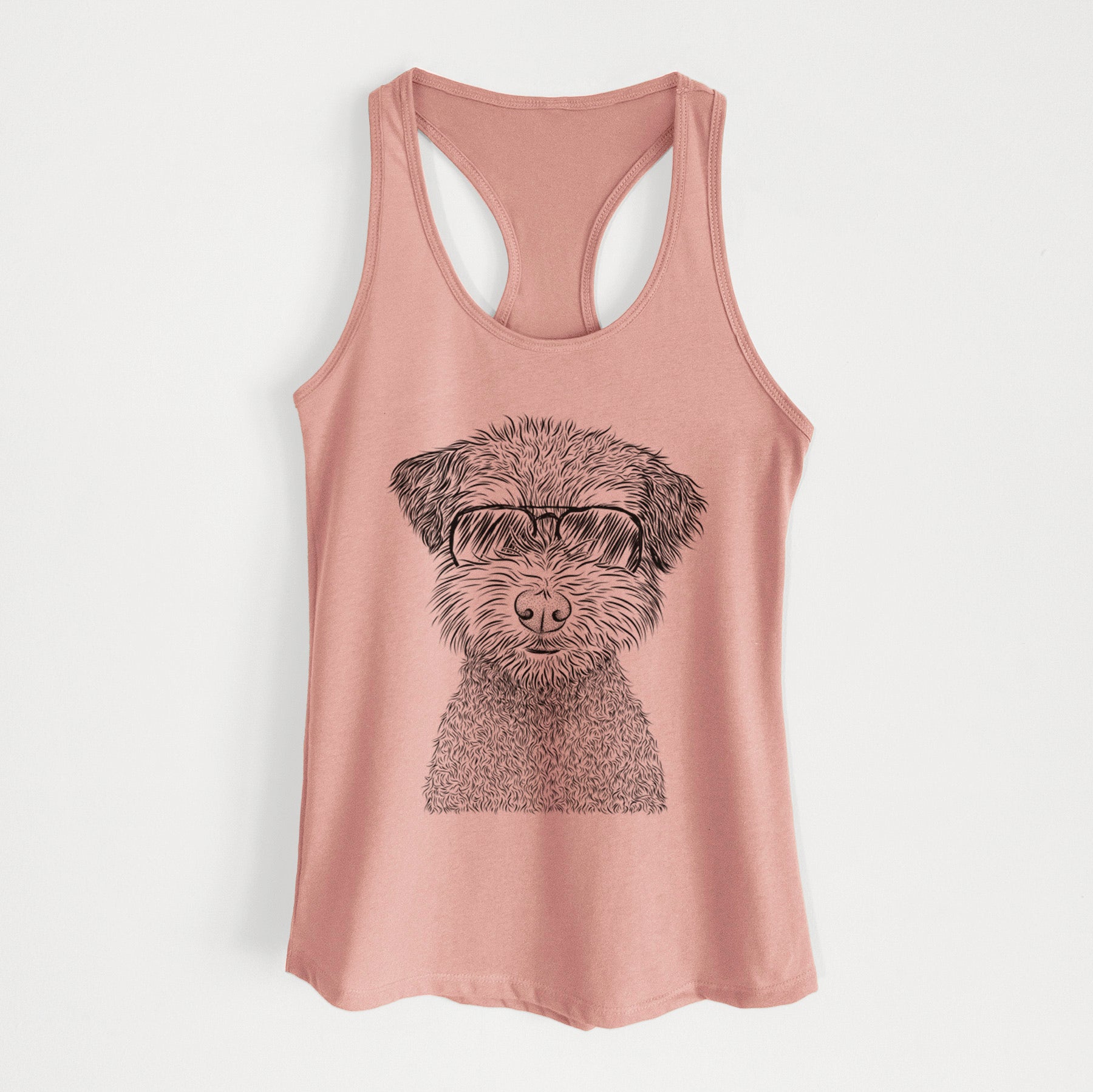 Pretzel the Schnoodle - Women's Racerback Tanktop