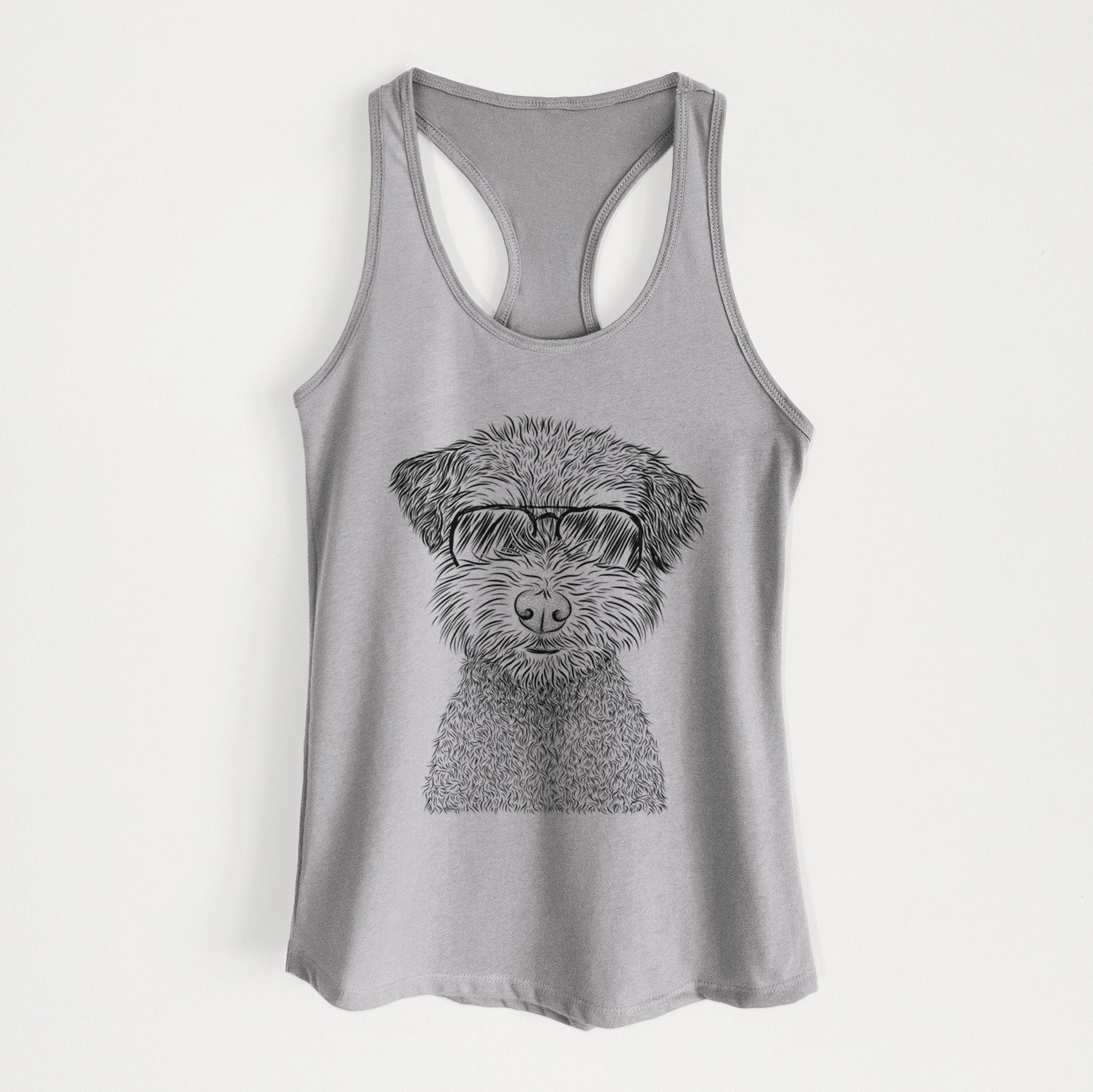 Pretzel the Schnoodle - Women's Racerback Tanktop