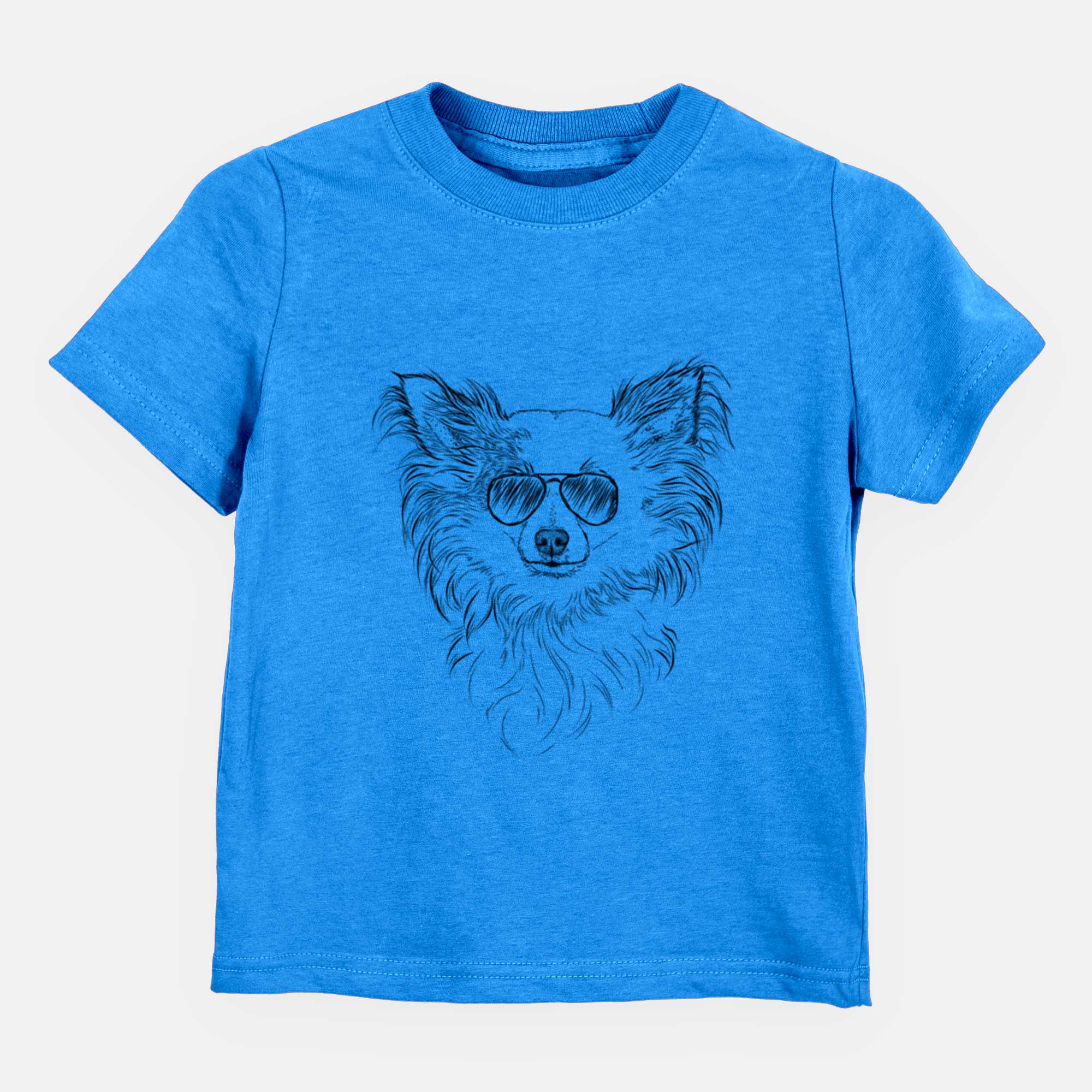 Aviator Princess Ava the Long Haired Chihuahua - Kids/Youth/Toddler Shirt