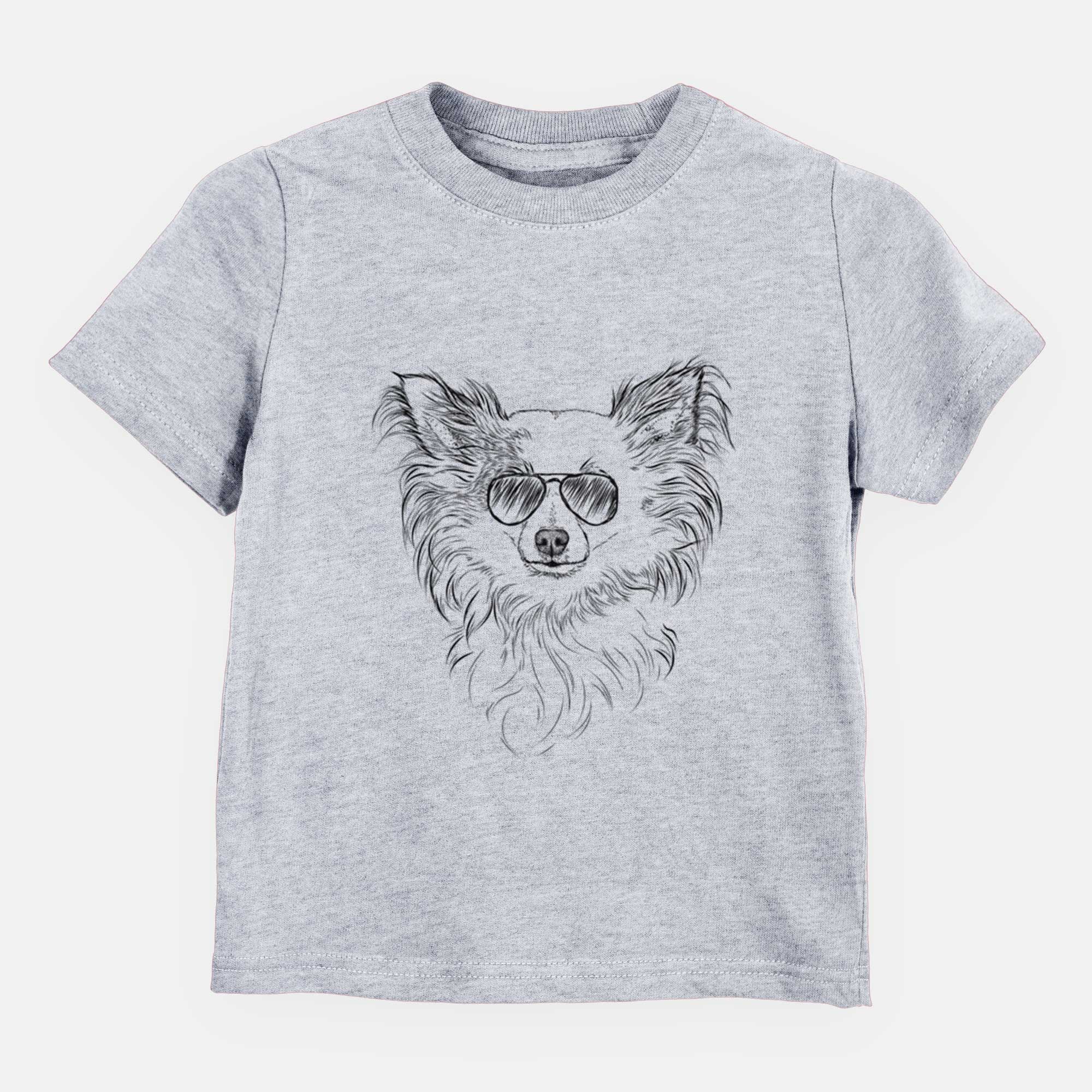 Aviator Princess Ava the Long Haired Chihuahua - Kids/Youth/Toddler Shirt