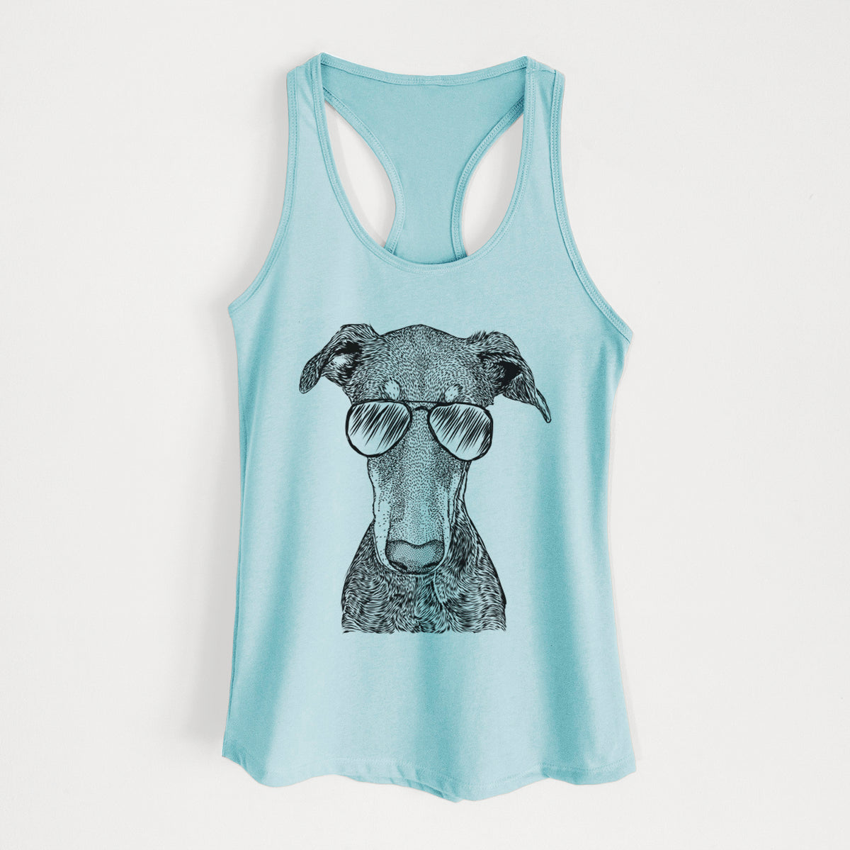Princess Fiona the Doberman Pinscher - Women's Racerback Tanktop