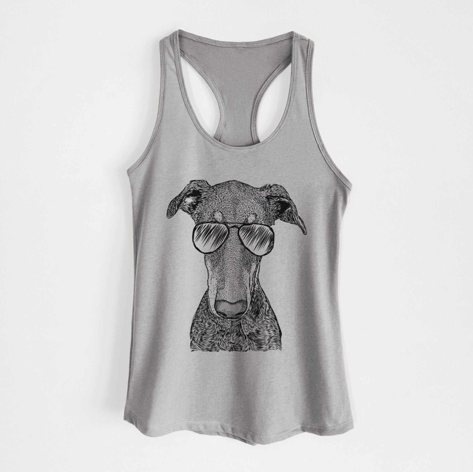 Princess Fiona the Doberman Pinscher - Women's Racerback Tanktop