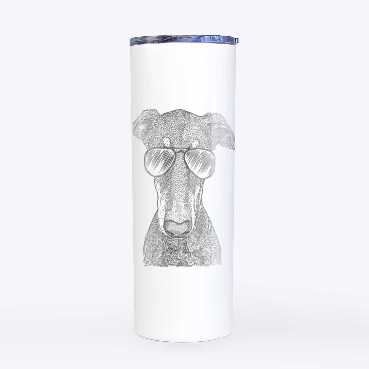 Princess Fiona the Doberman Pinscher - 20oz Skinny Tumbler