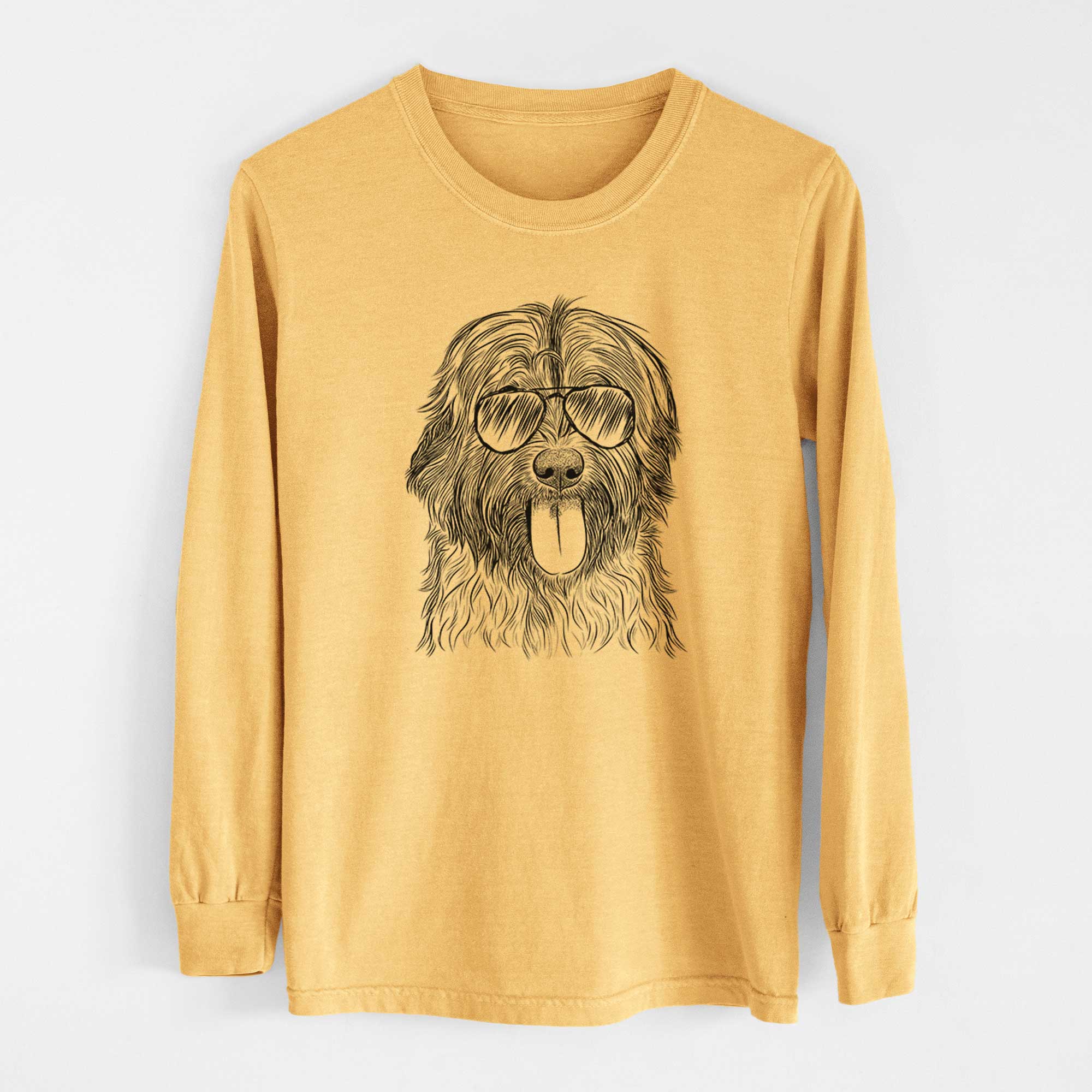 Aviators Puig the Catalan Sheepdog - Heavyweight 100% Cotton Long Sleeve