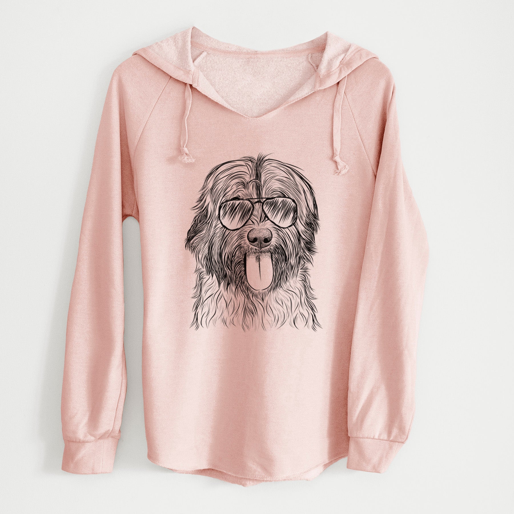 Aviator Puig the Catalan Sheepdog - Cali Wave Hooded Sweatshirt