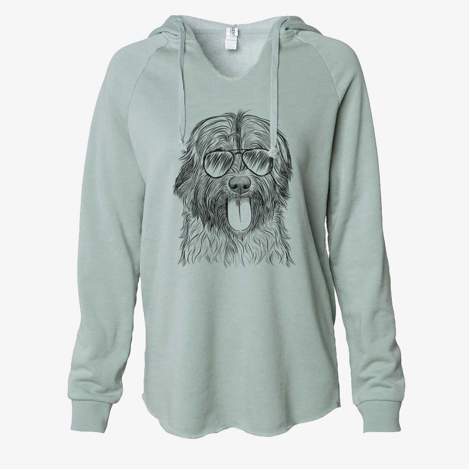 Puig the Catalan Sheepdog - Cali Wave Hooded Sweatshirt