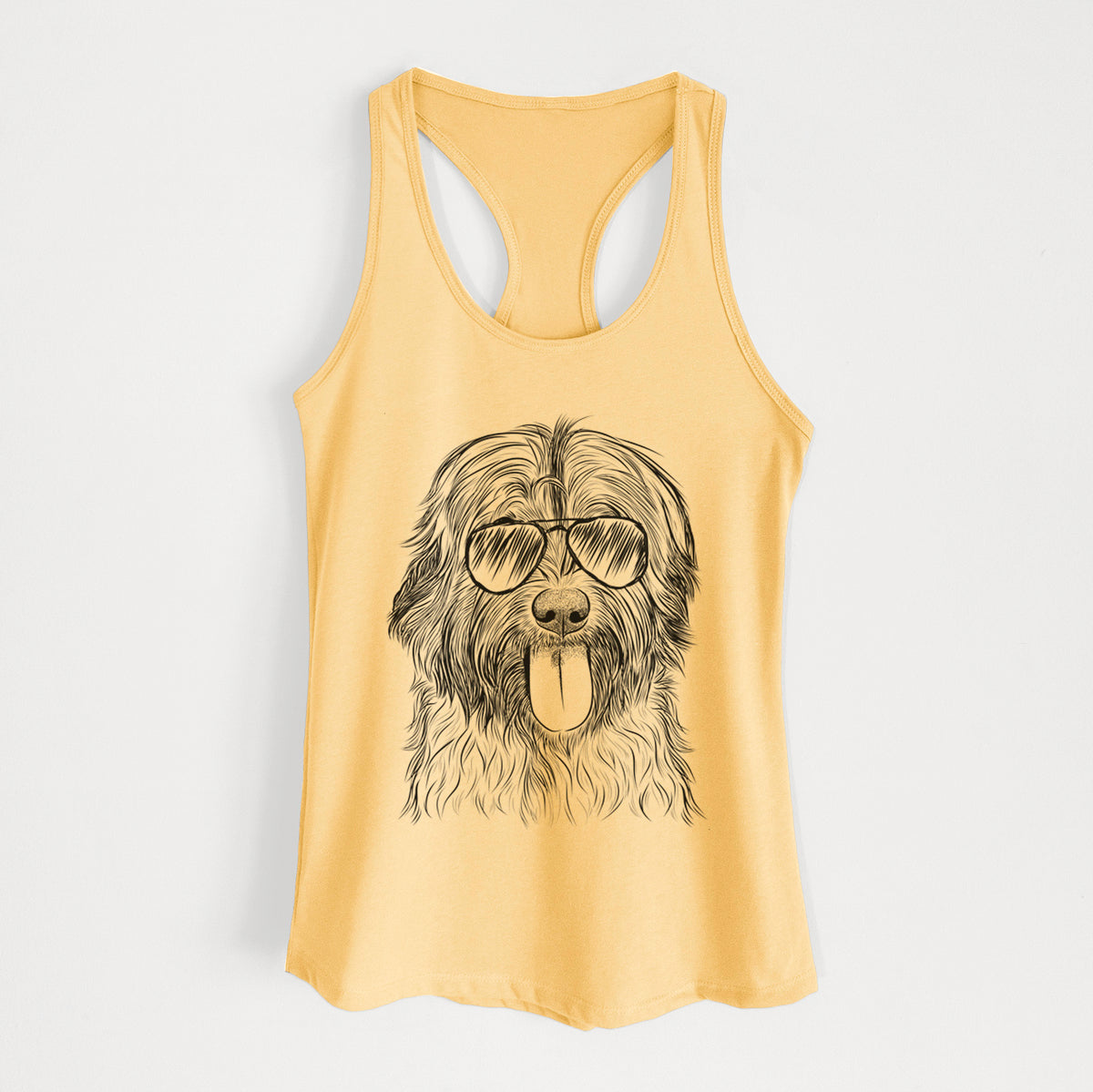 Puig the Catalan Sheepdog - Women's Racerback Tanktop