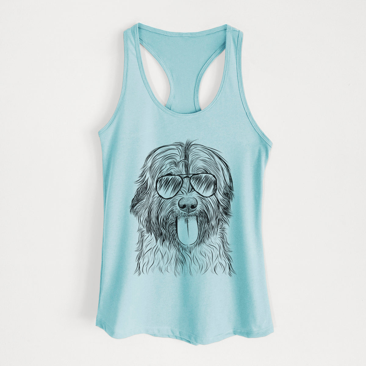 Puig the Catalan Sheepdog - Women's Racerback Tanktop