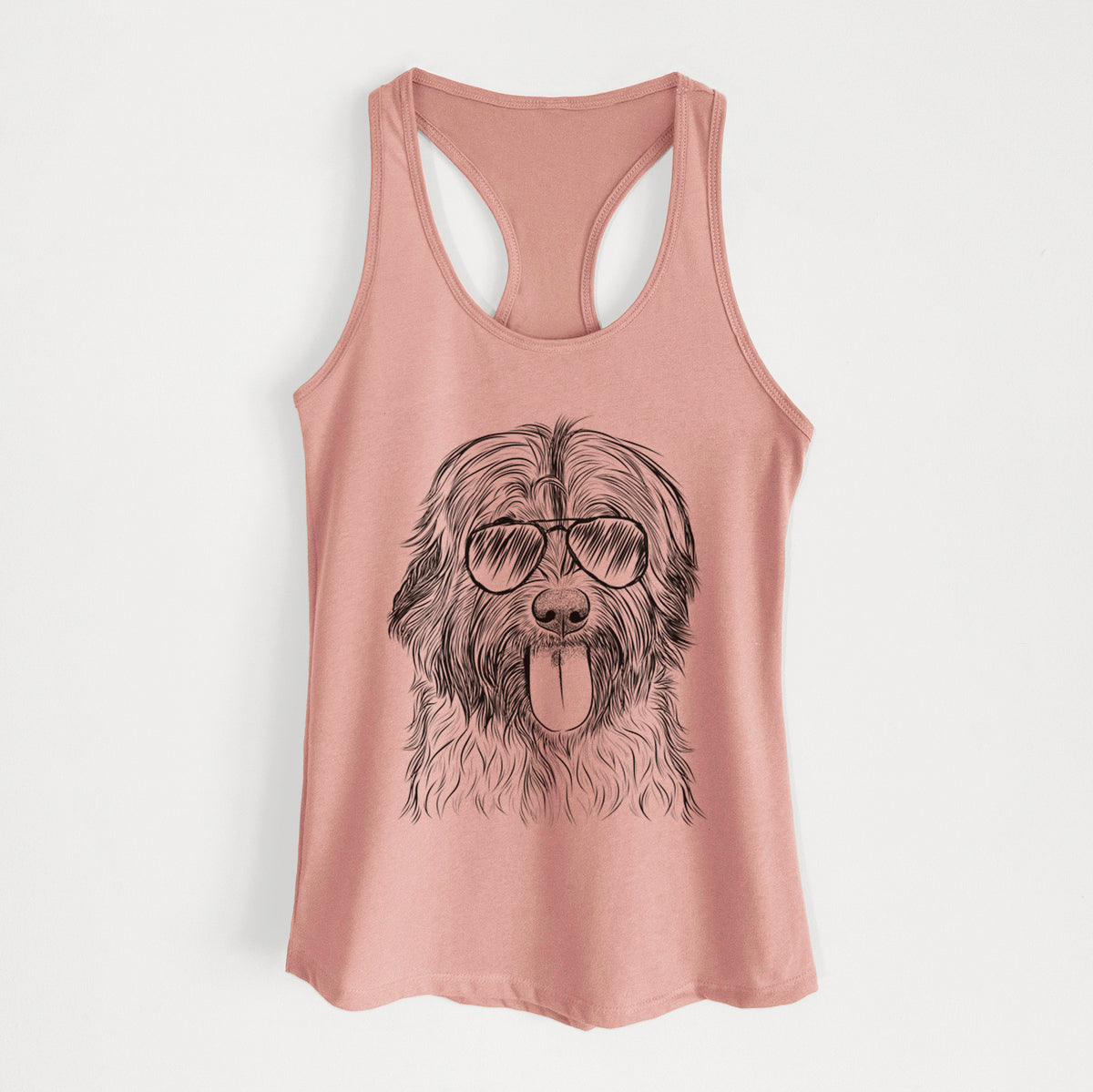 Puig the Catalan Sheepdog - Women's Racerback Tanktop