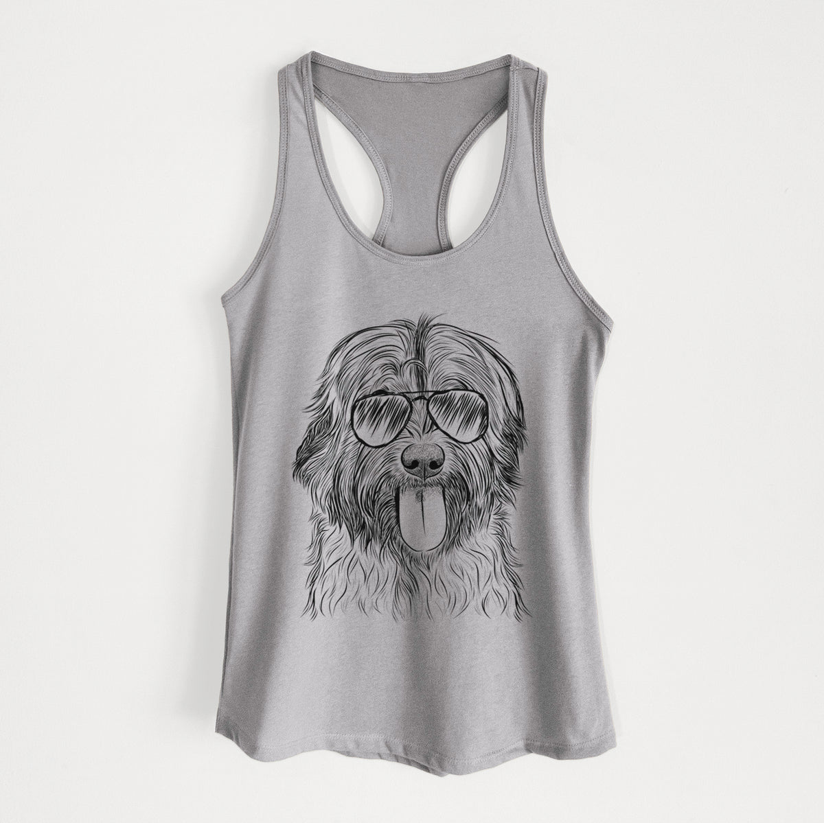 Puig the Catalan Sheepdog - Women's Racerback Tanktop