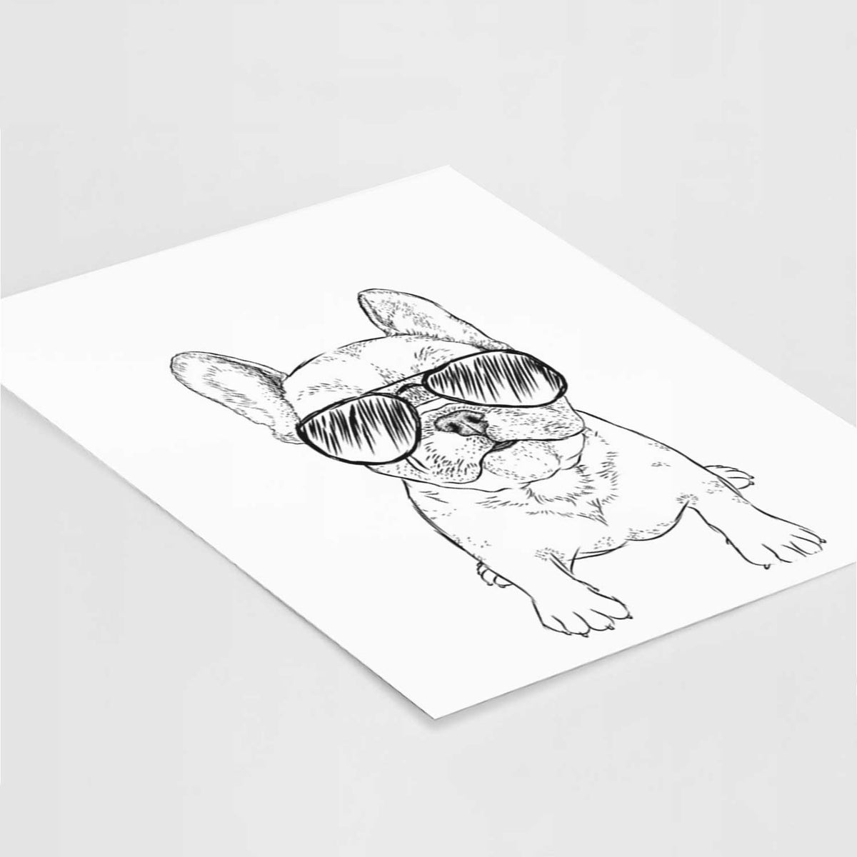 Puppy Pierre the French Bulldog Art Print