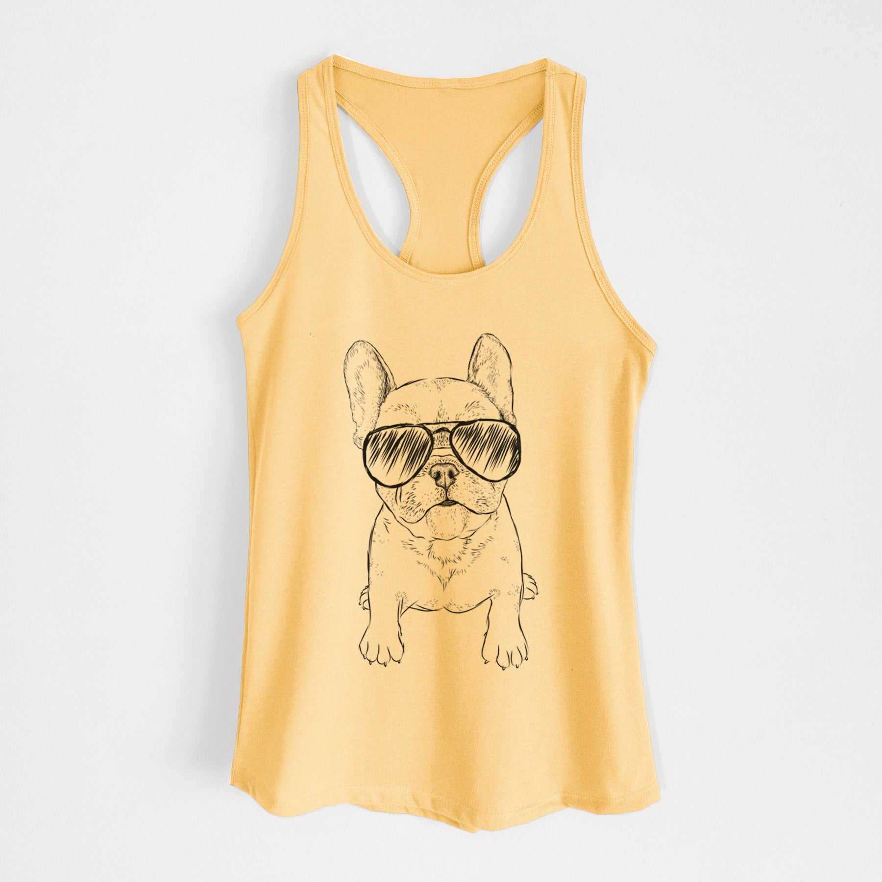 Puppy Pierre the French Bulldog - Women's Racerback Tanktop