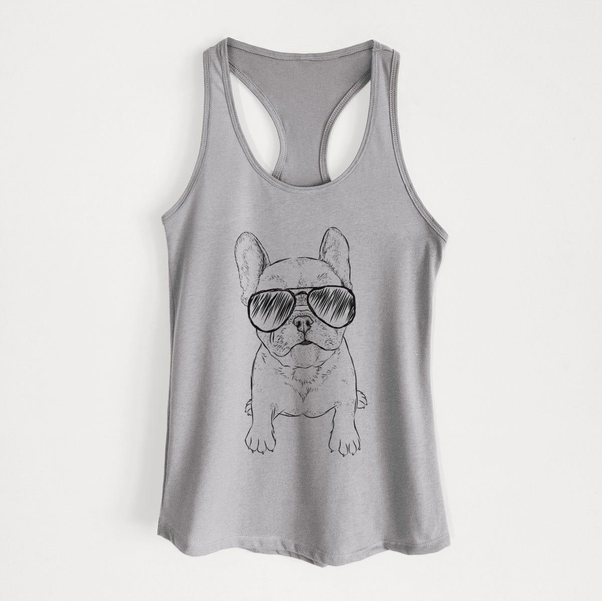 Puppy Pierre the French Bulldog - Women's Racerback Tanktop