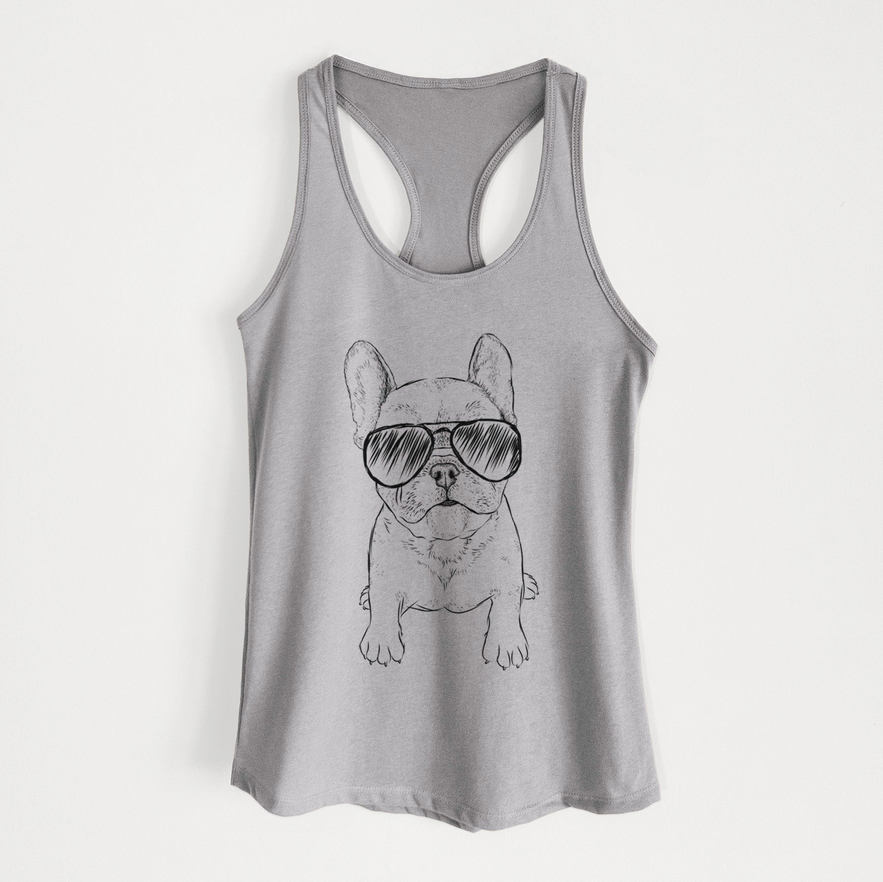 Puppy Pierre the French Bulldog - Women's Racerback Tanktop