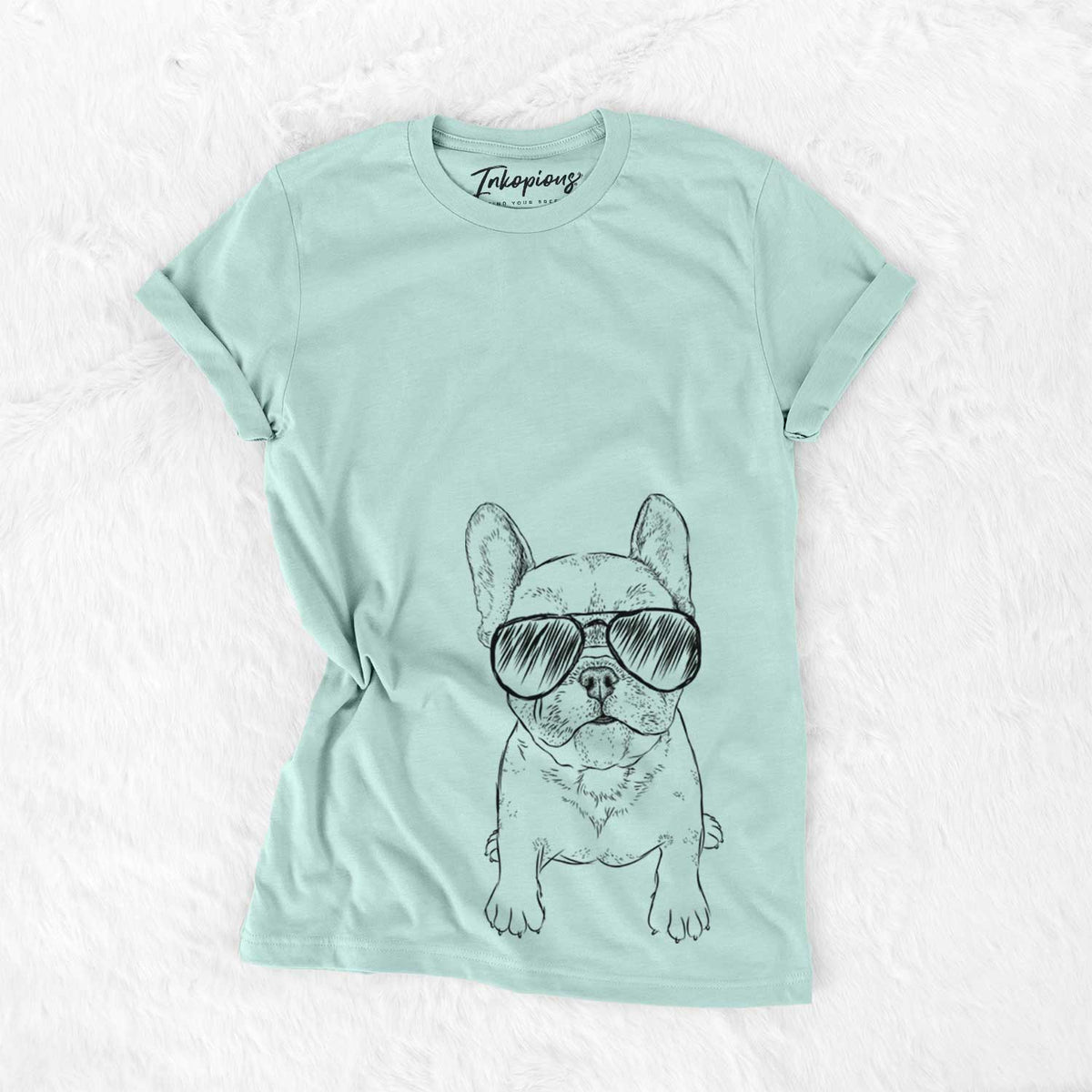 Aviator Puppy Pierre the French Bulldog - Unisex Crewneck