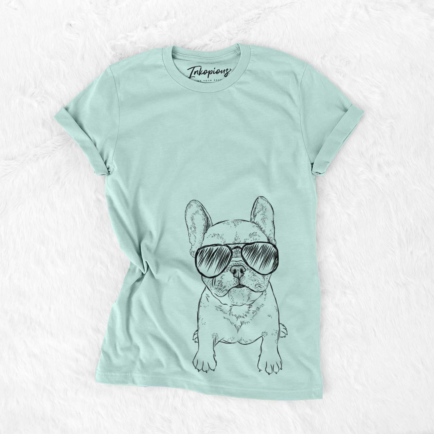 Aviator Puppy Pierre the French Bulldog - Unisex Crewneck