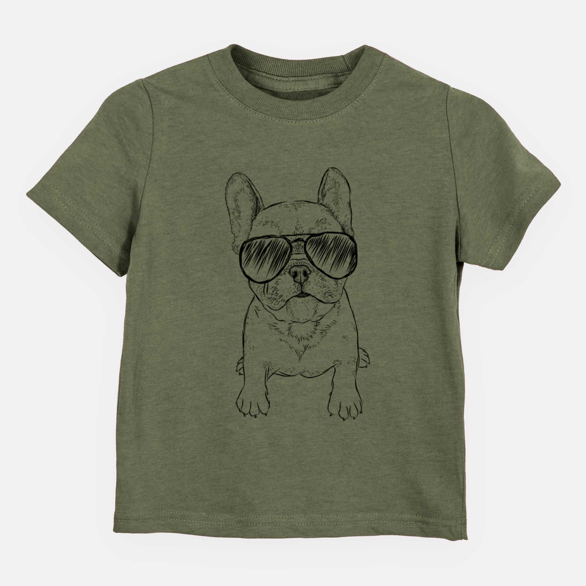 Aviator Puppy Pierre the French Bulldog - Kids/Youth/Toddler Shirt