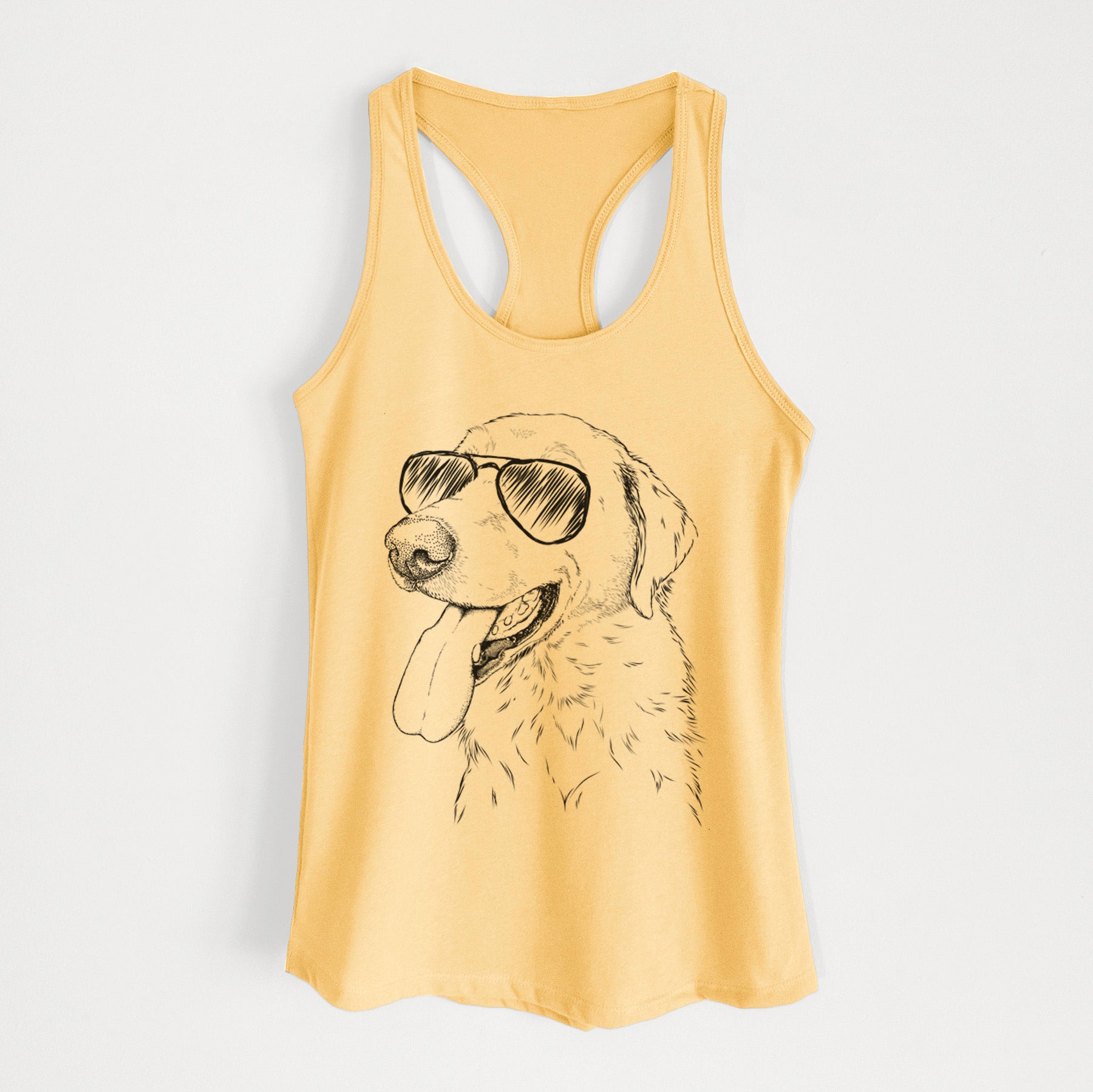 Purl the British Lab - Women's Racerback Tanktop