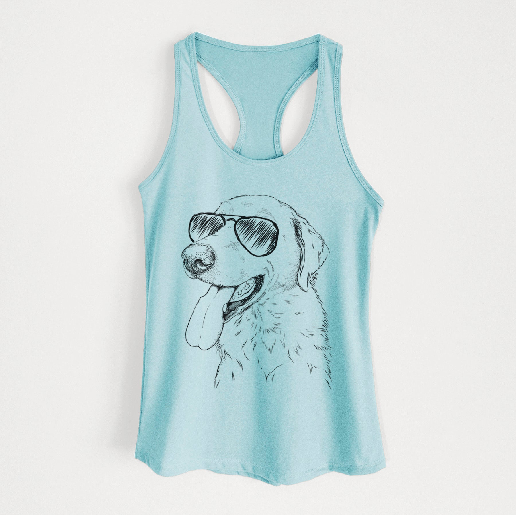 Purl the British Lab - Women's Racerback Tanktop