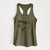 Purl the British Lab - Women's Racerback Tanktop