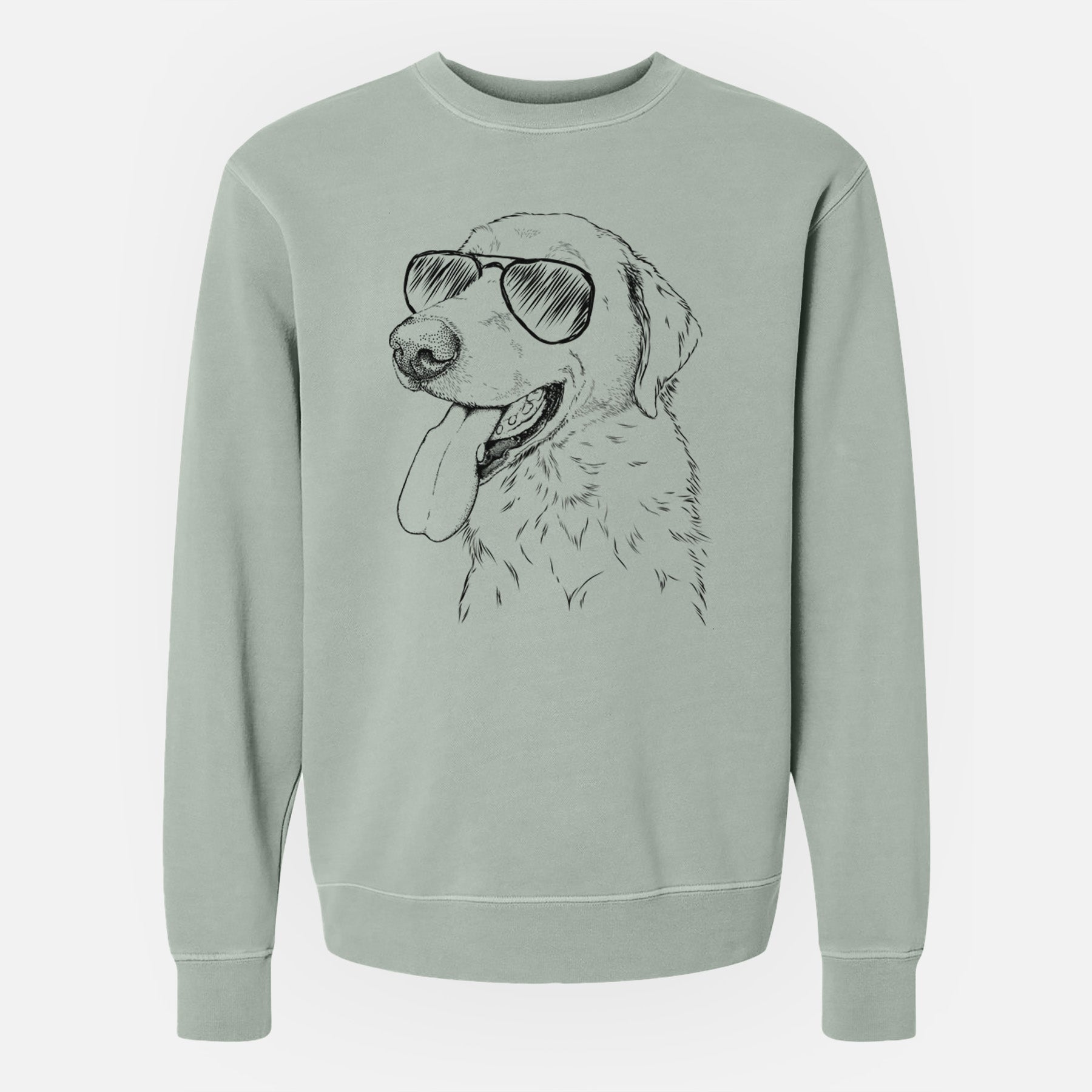 Aviator Purl the British Lab - Unisex Pigment Dyed Crew Sweatshirt