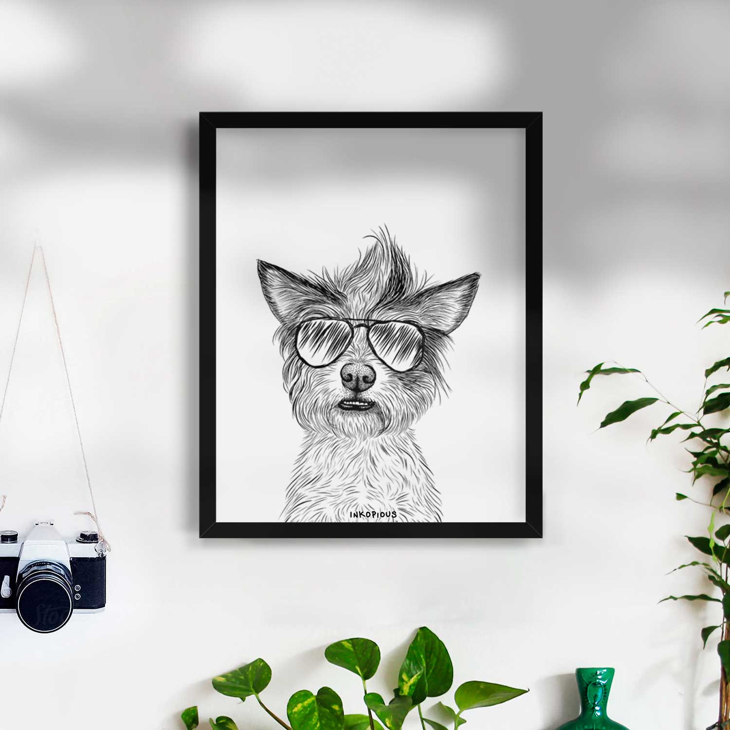 Quigley the Mixed Breed Art Print