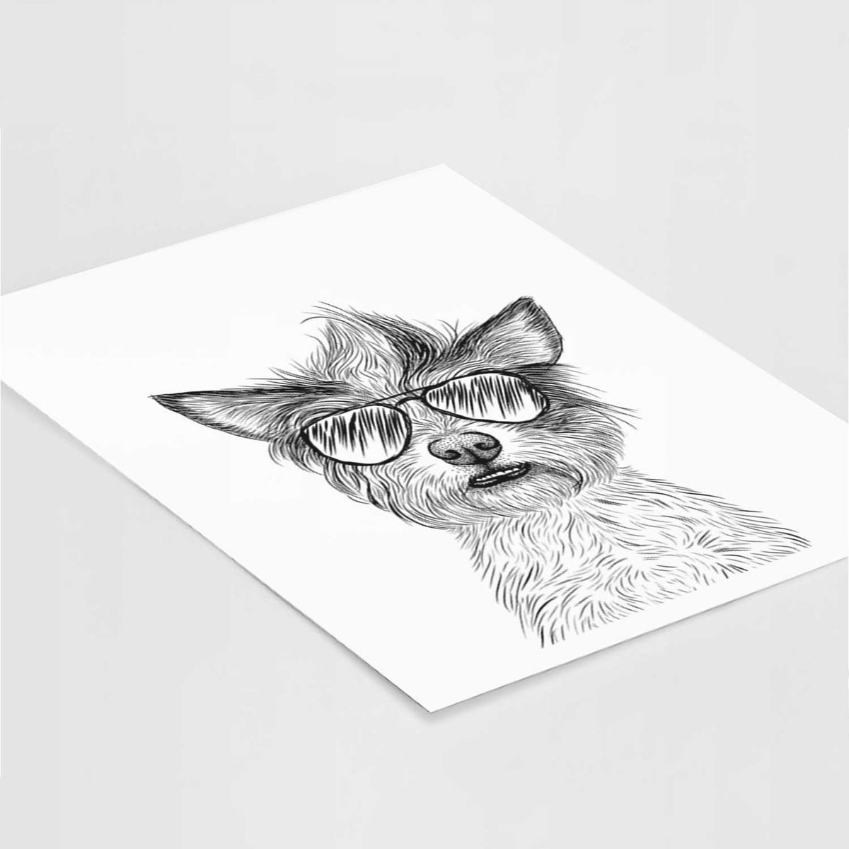 Quigley the Mixed Breed Art Print